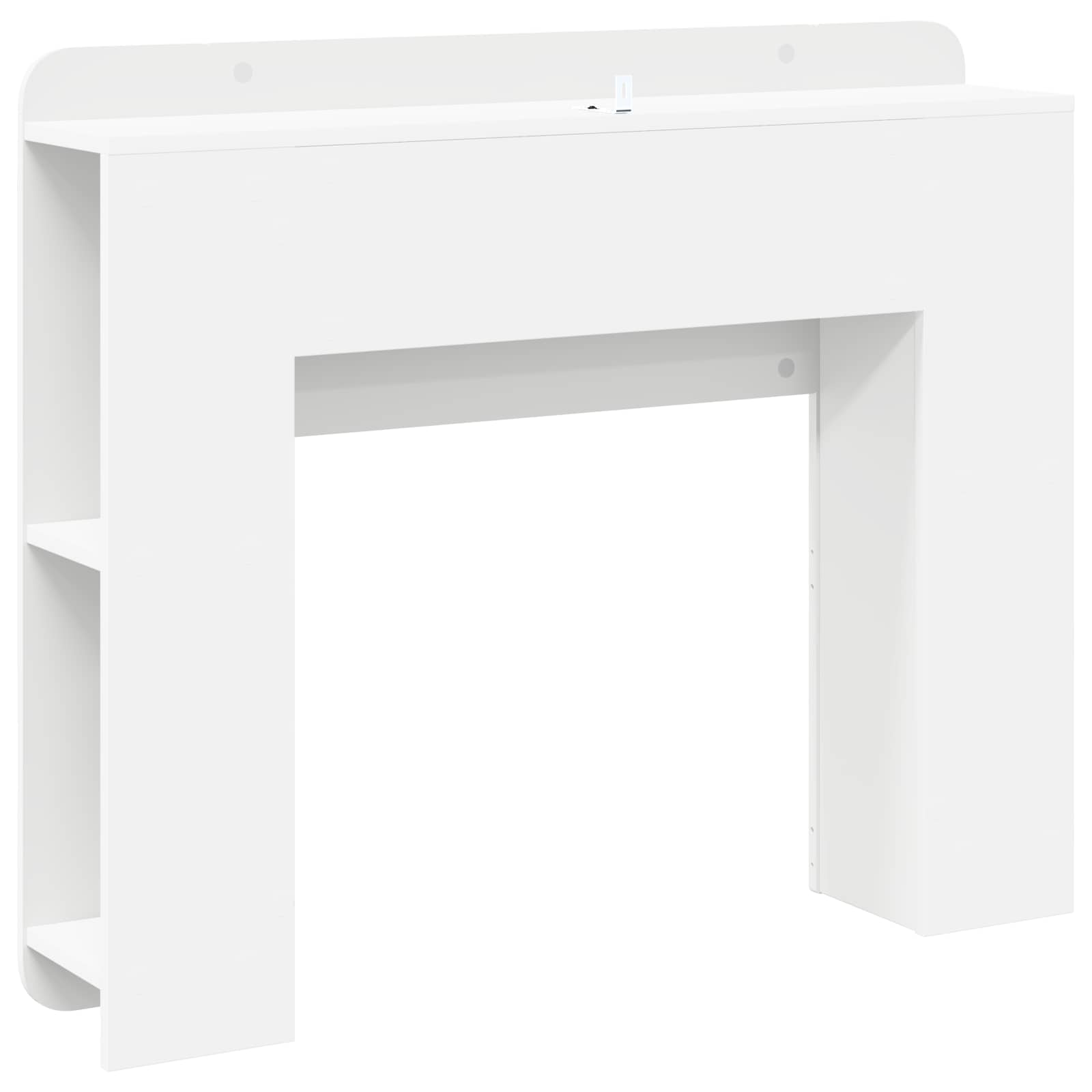 Cabinet de Tête de Lit avec stockage Blanc Bois d'ingénierie - XIOS