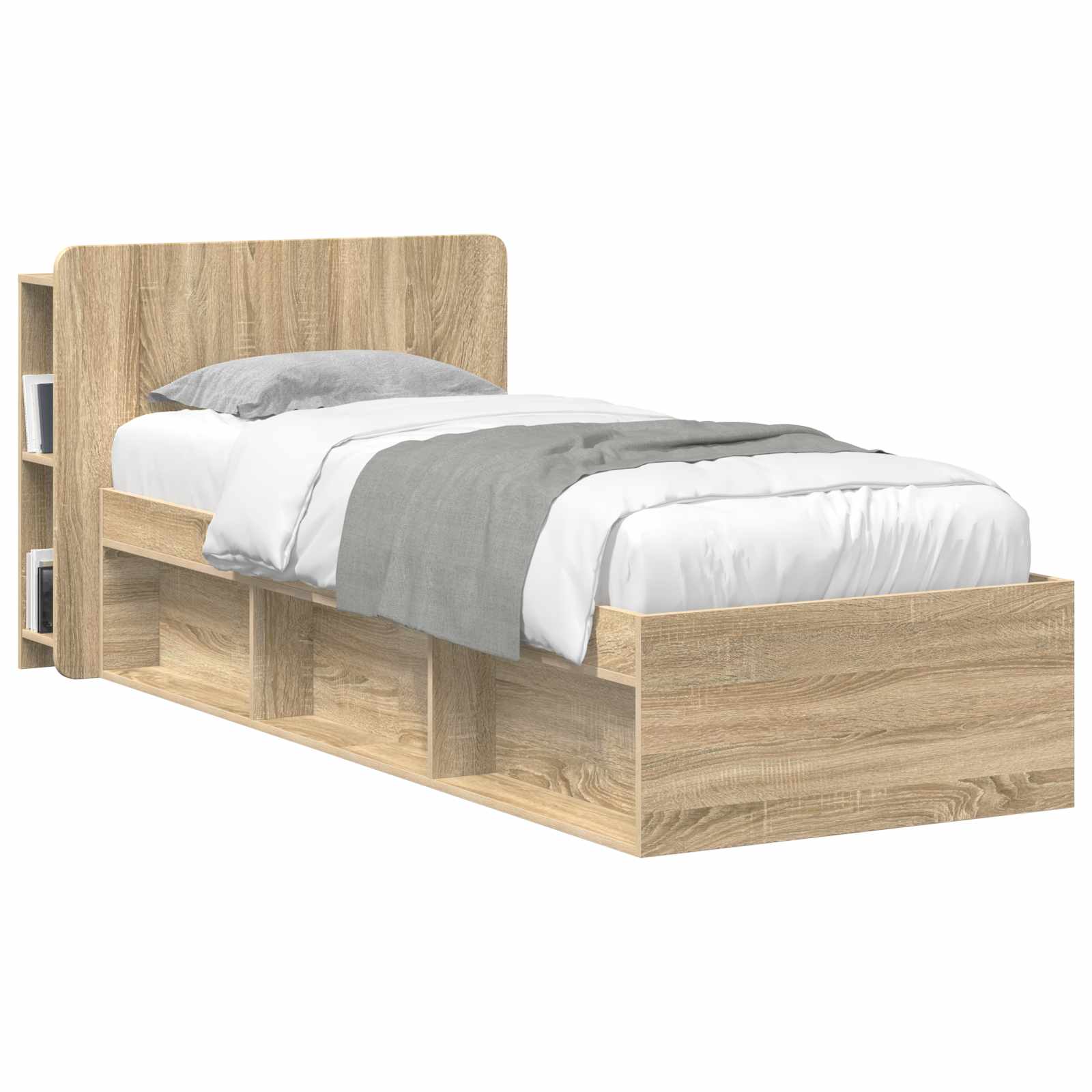 Cabinet de Tête de Lit Chêne Sonoma Bois d'ingénierie - XIOS
