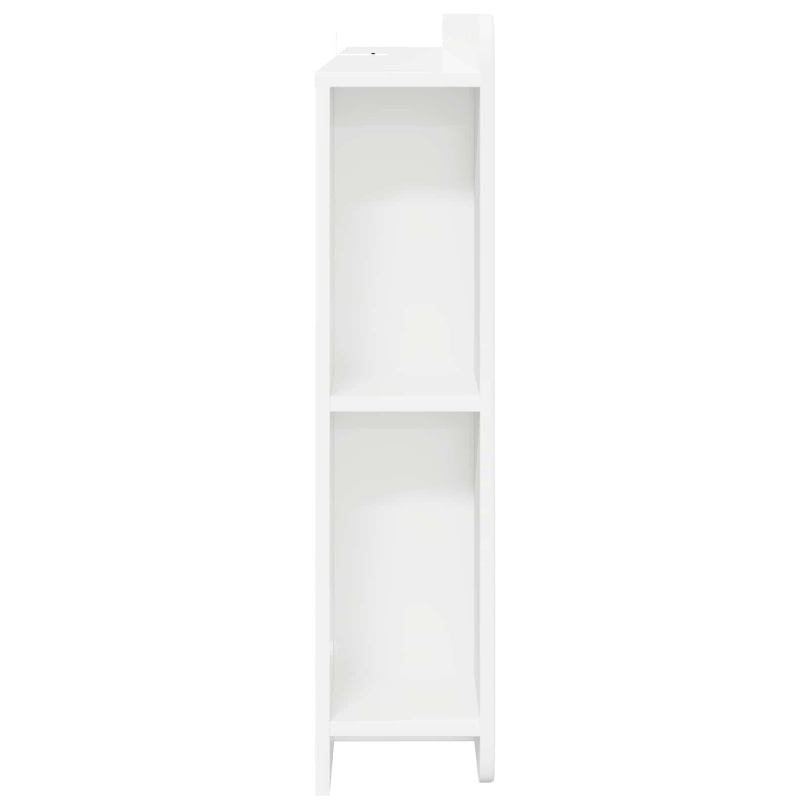 Cabinet de Tête de Lit avec stockage Blanc 135 x 18,5 x 80 cm - XIOS