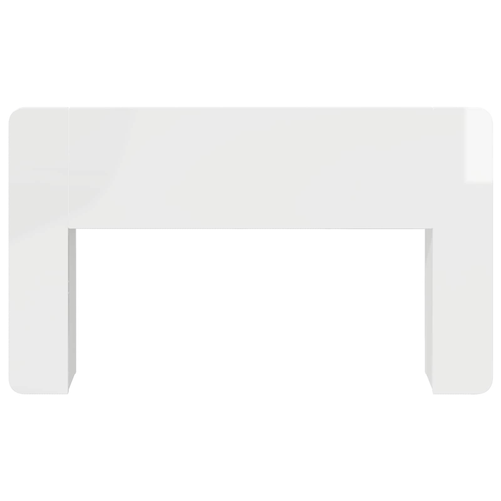Cabinet de Tête de Lit avec stockage Blanc Bois d'ingénierie - XIOS