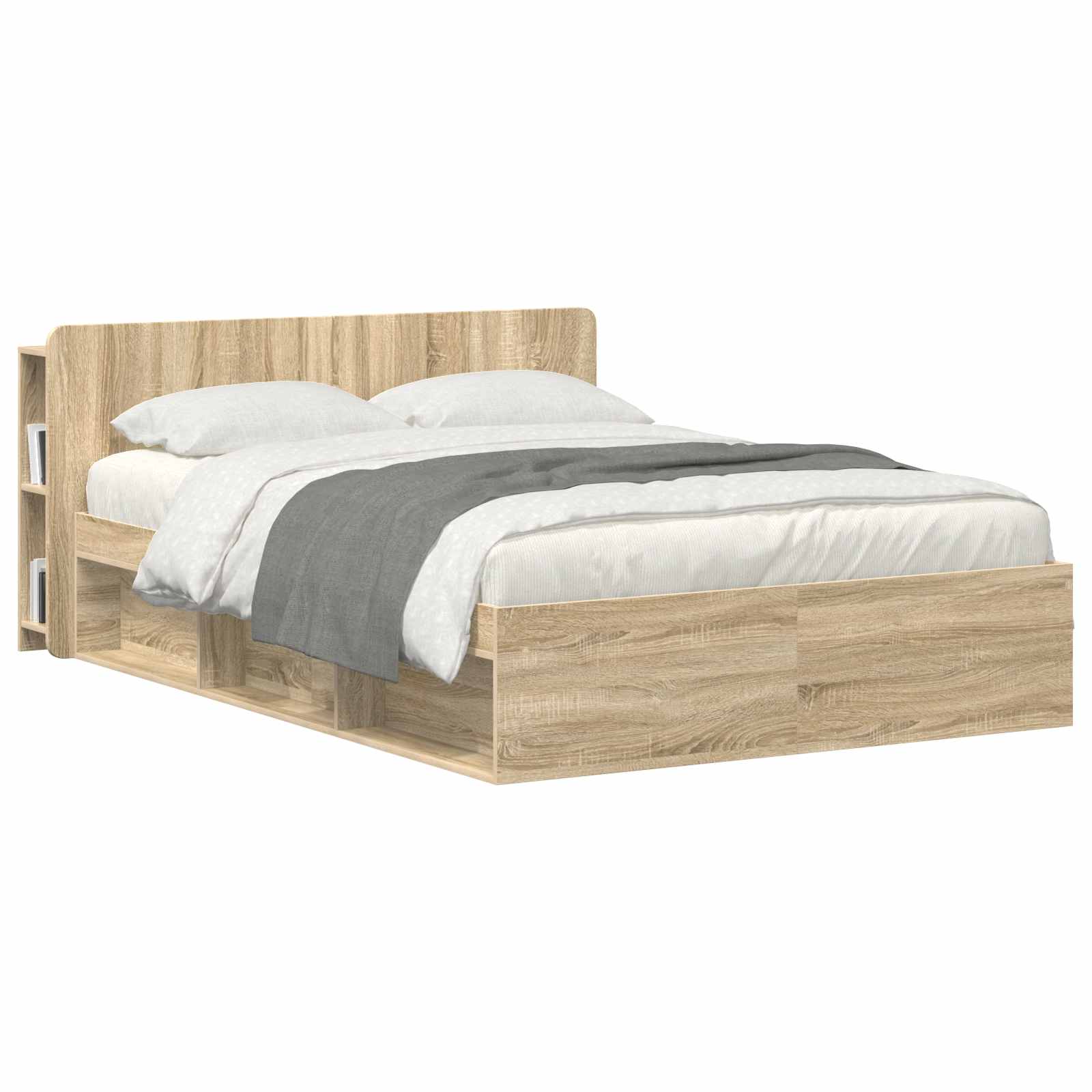 Cabinet de Tête de Lit Chêne Sonoma Bois d'ingénierie - XIOS