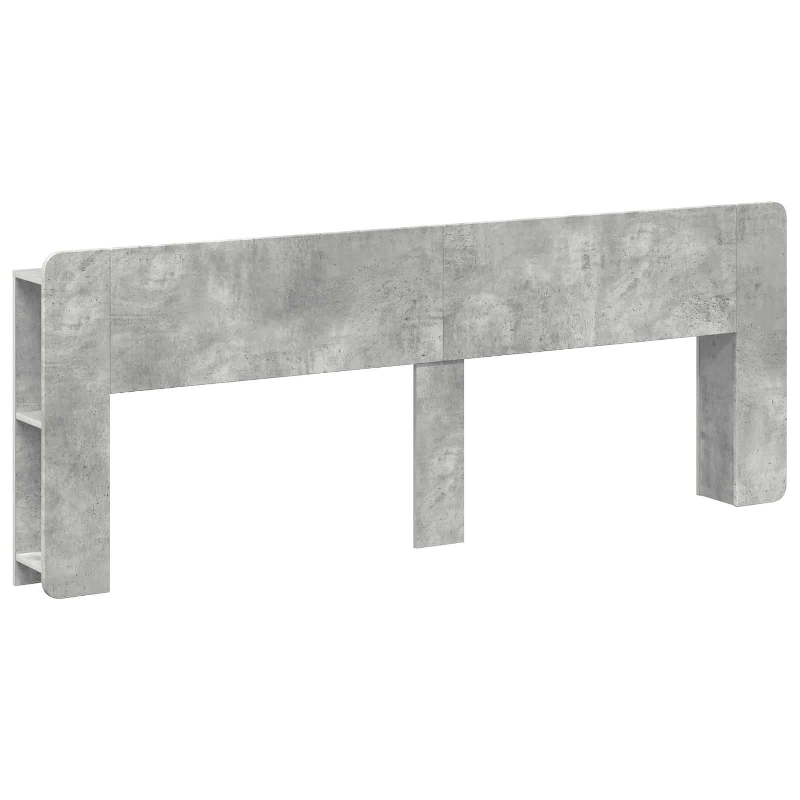 Cabinet de Tête de Lit Gris béton Bois d'ingénierie - XIOS