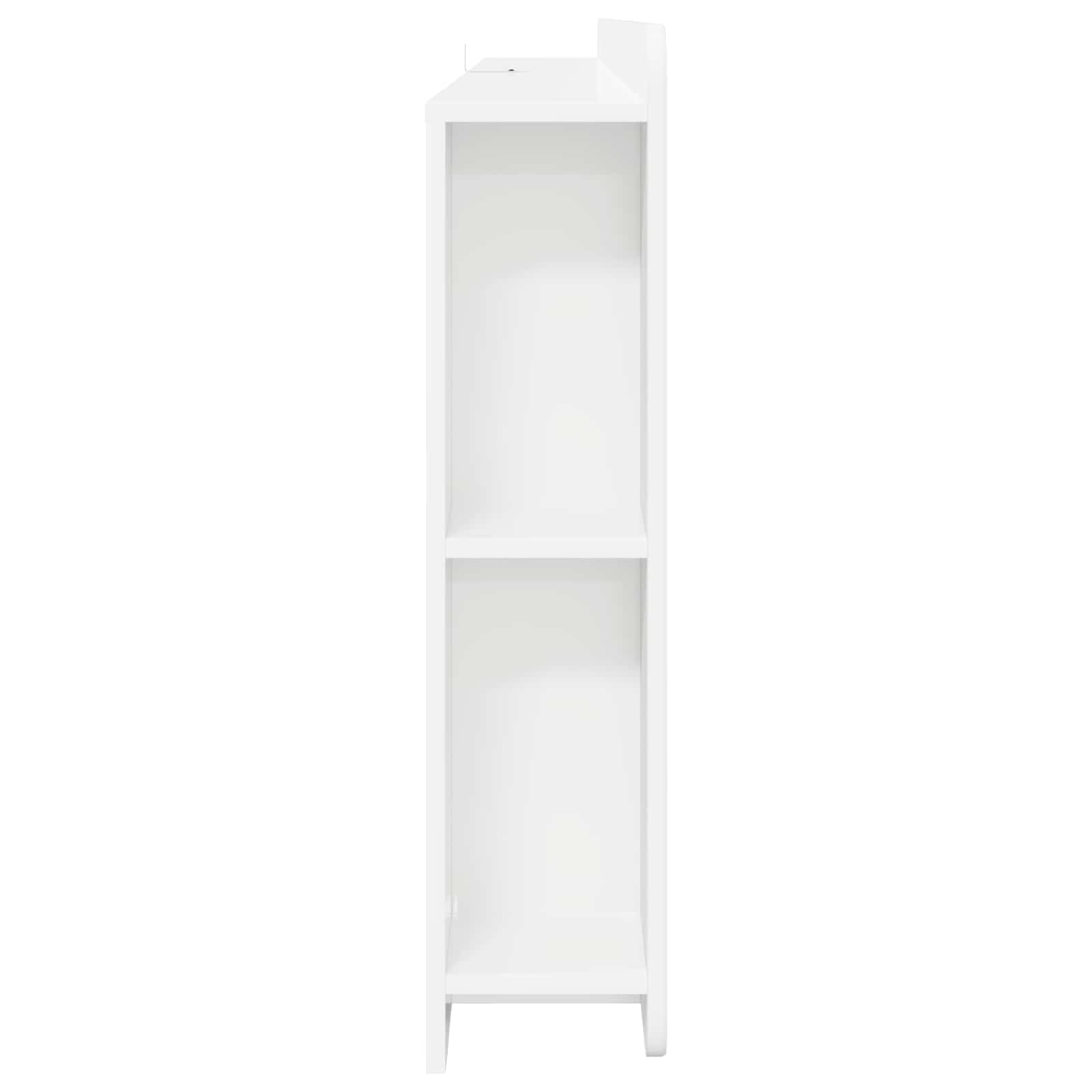 Cabinet de Tête de Lit avec stockage Blanc Bois d'ingénierie - XIOS