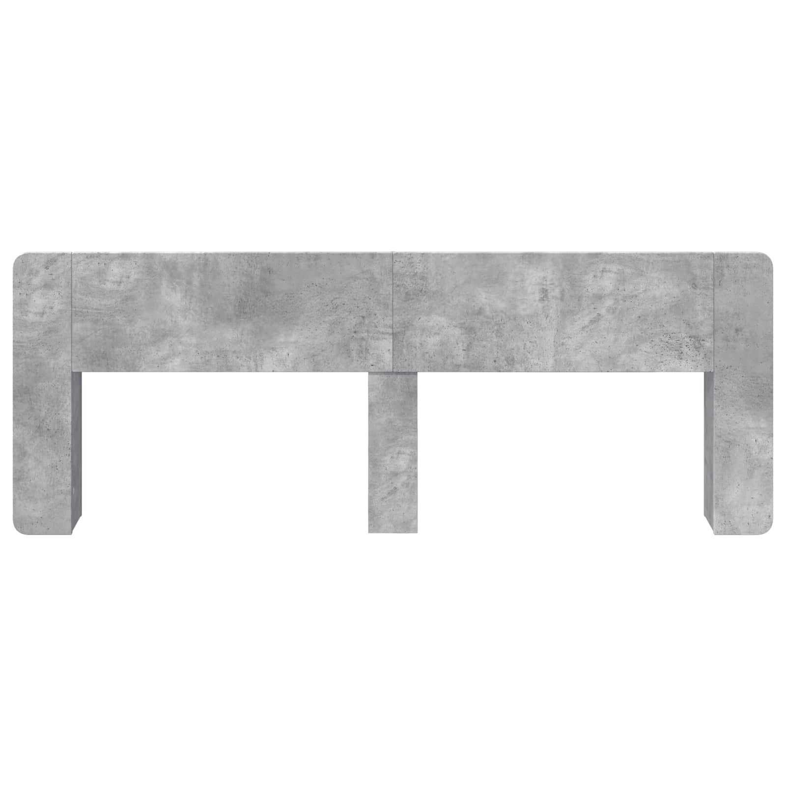 Cabinet de Tête de Lit Gris béton Bois d'ingénierie - XIOS