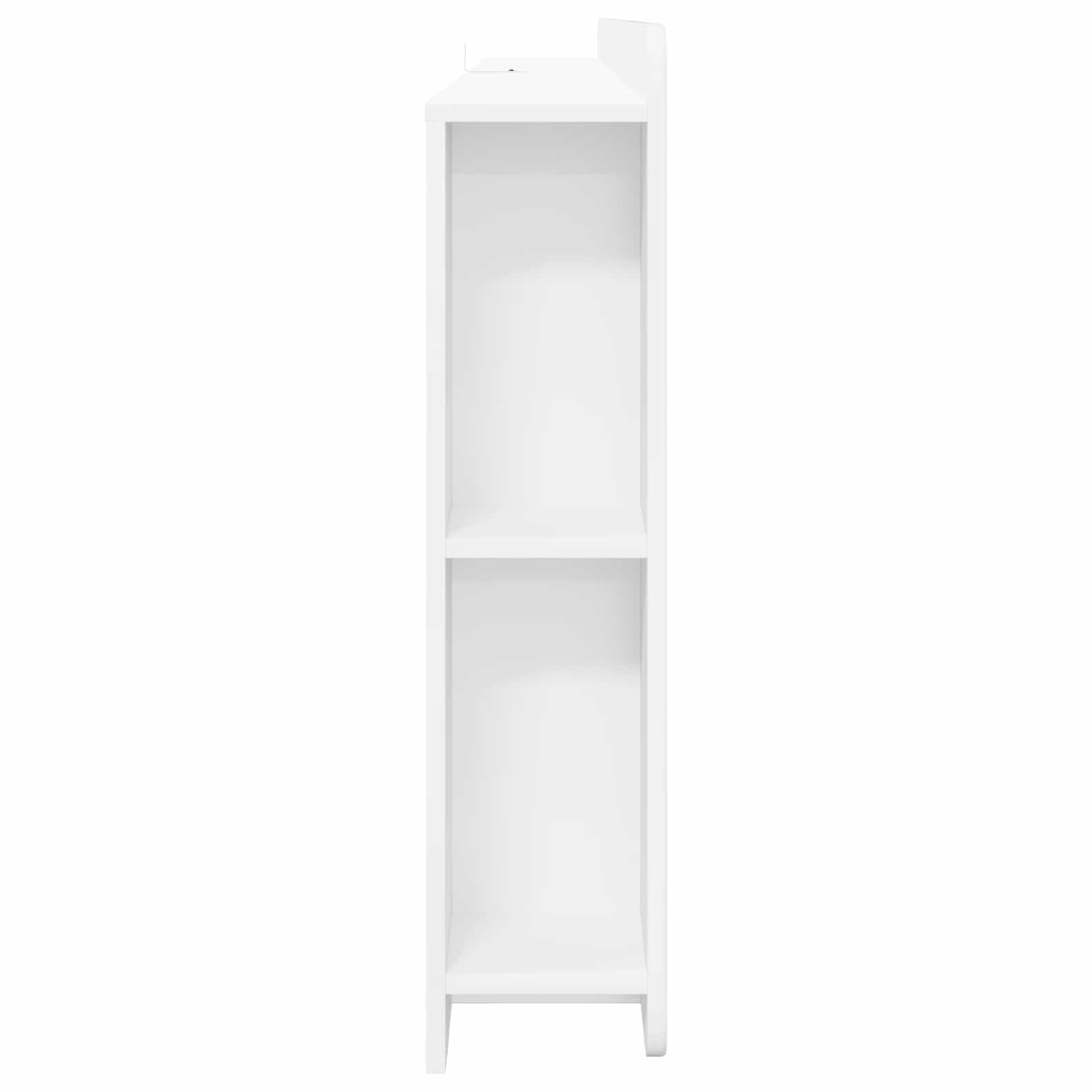 Cabinet de Tête de Lit Blanc brillant Bois d'ingénierie - XIOS