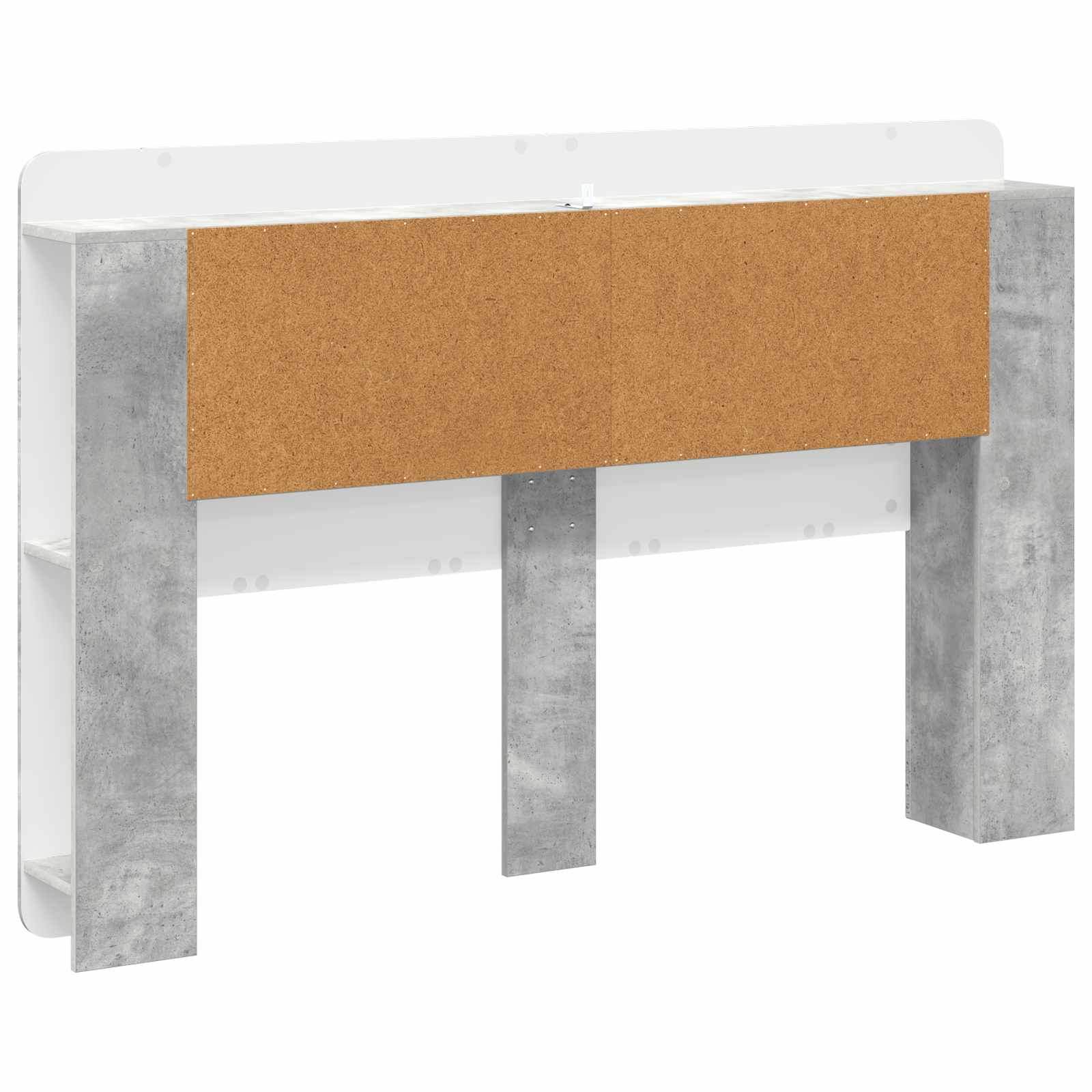 Cabinet de Tête de Lit Gris béton Bois d’ingénierie - XIOS