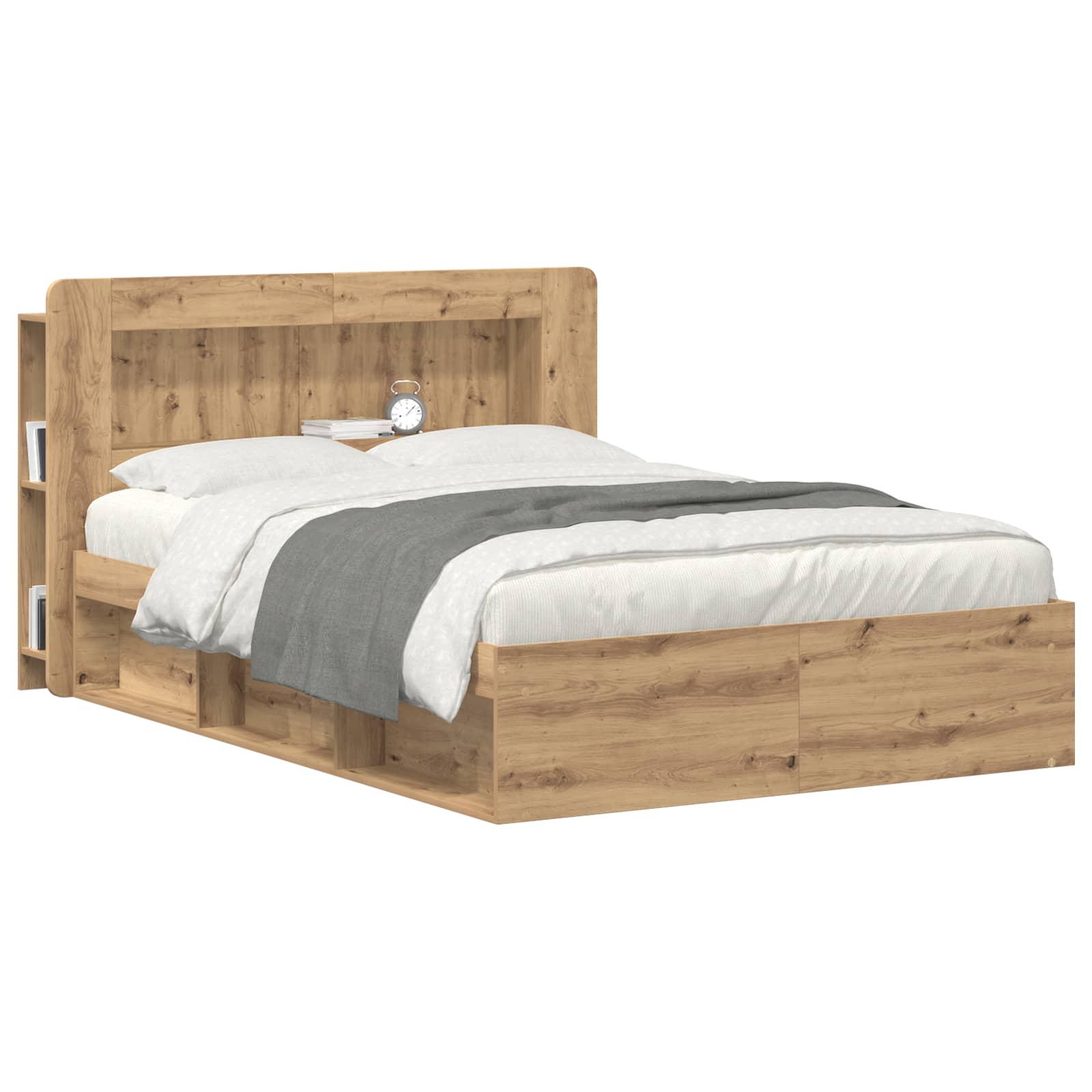 Cabinet de Tête de Lit Chêne artisanal Bois d’ingénierie - XIOS