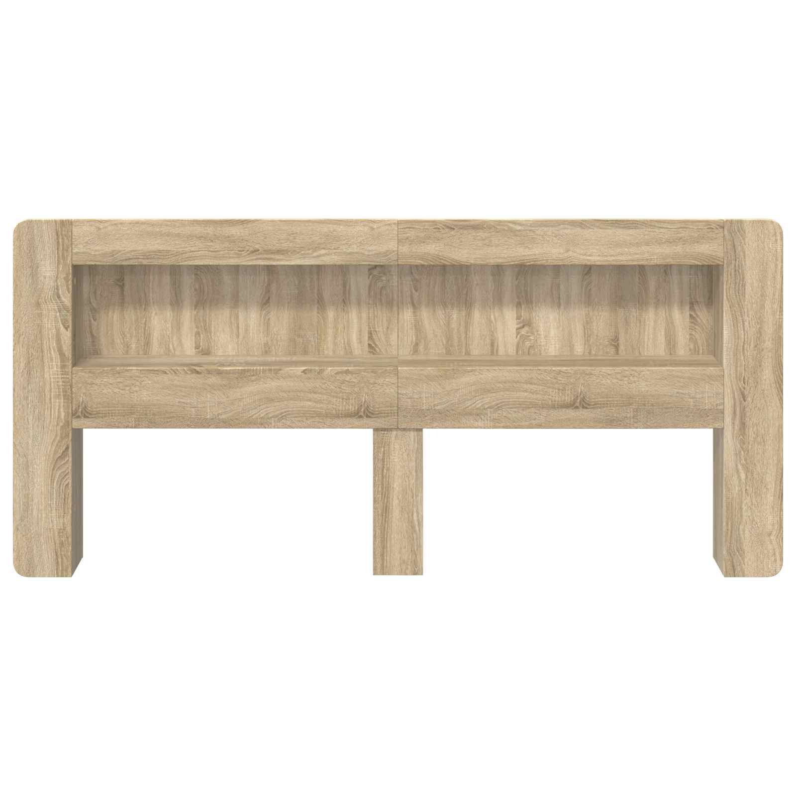 Cabinet de Tête de Lit Chêne Sonoma Bois d’ingénierie - XIOS