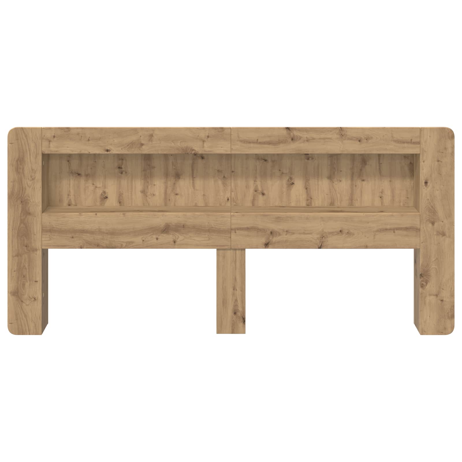 Cabinet de Tête de Lit Chêne artisanal Bois d’ingénierie - XIOS
