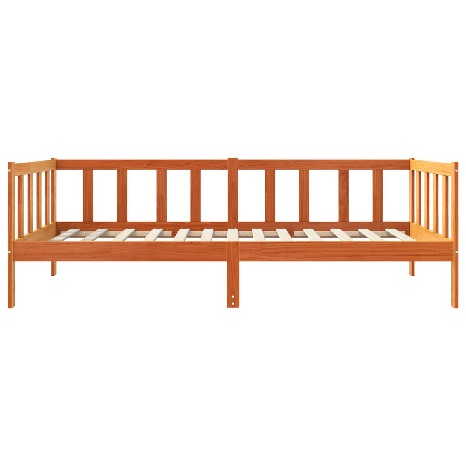 Cadre de lit Cire marron 90 x 190 cm Bois de pin massif - XIOS