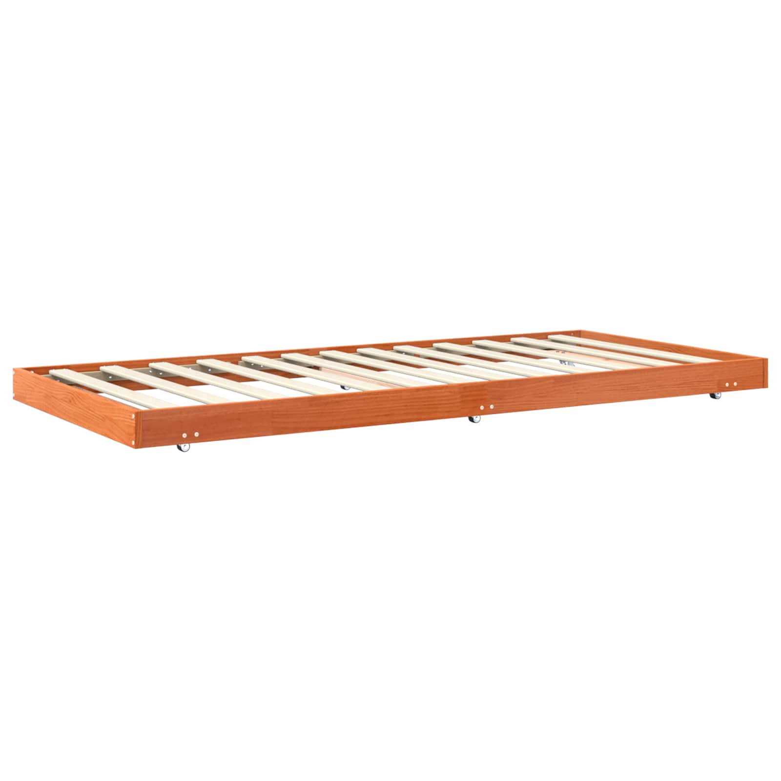 Cadre de lit Cire marron 90 x 200 cm Bois de pin massif - XIOS