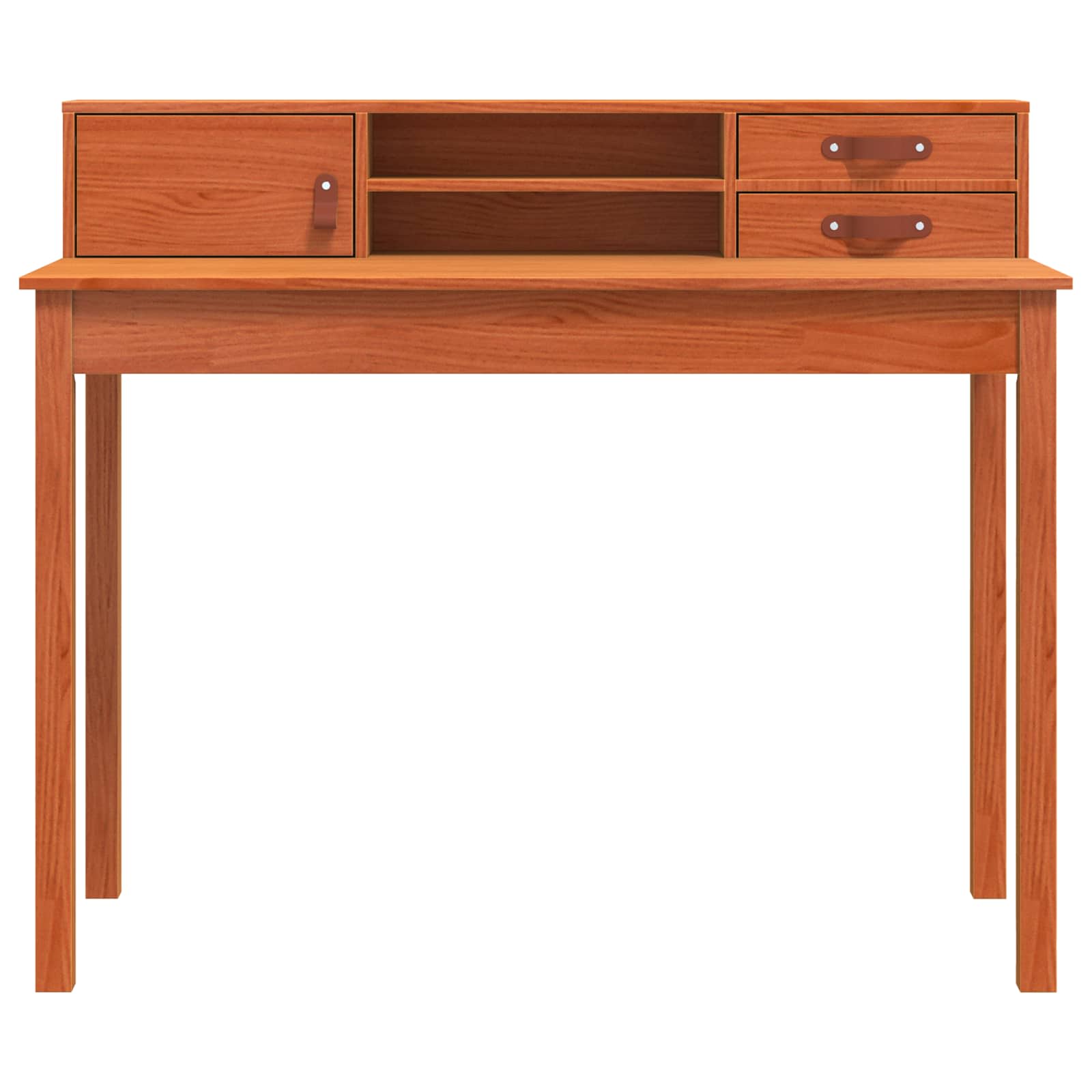 Bureau avec tiroir Cire marron 110 x 50 x 93 cm Pin massif - XIOS