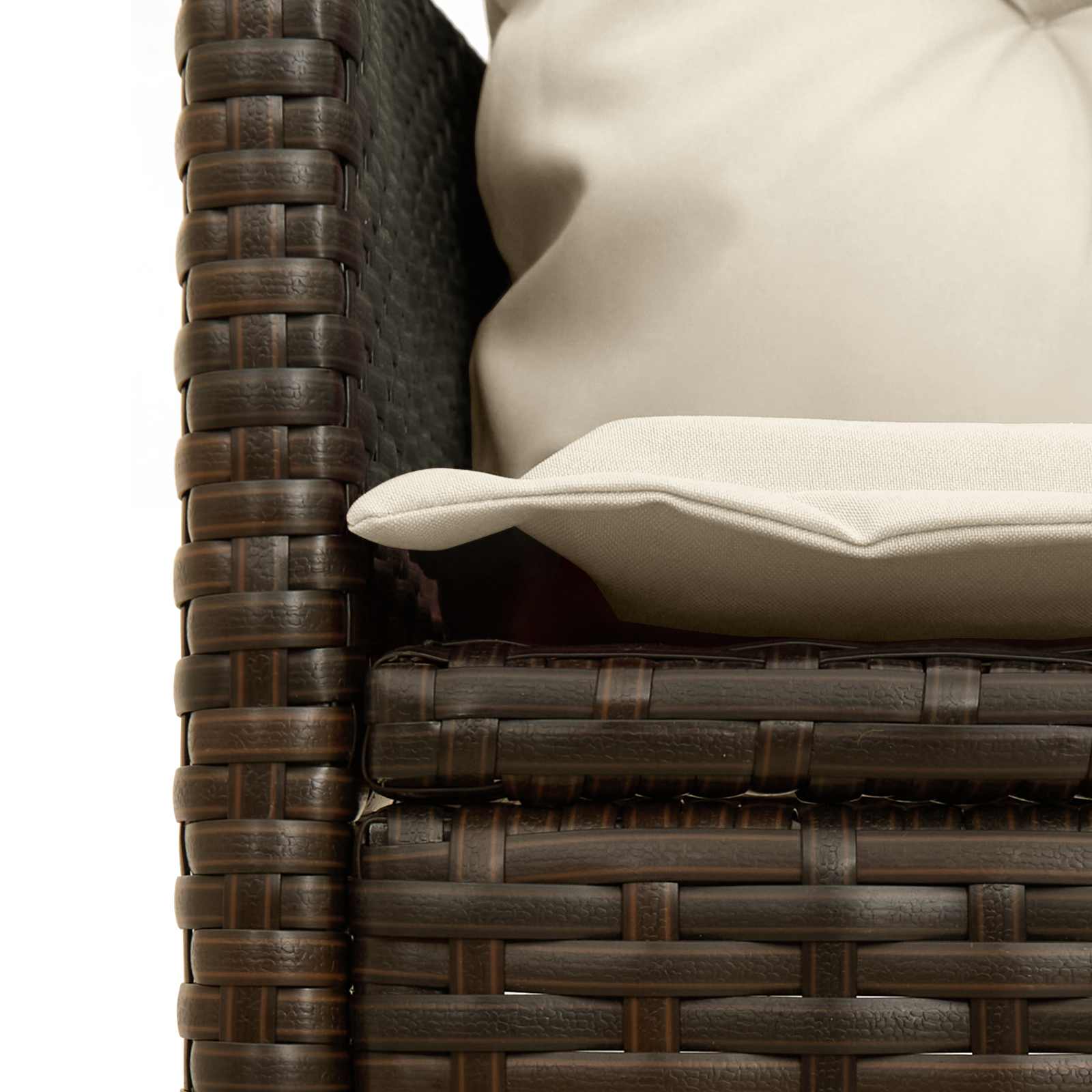 Ensemble de canapé de jardin avec coussin 2 pcs polyrotin - XIOS
