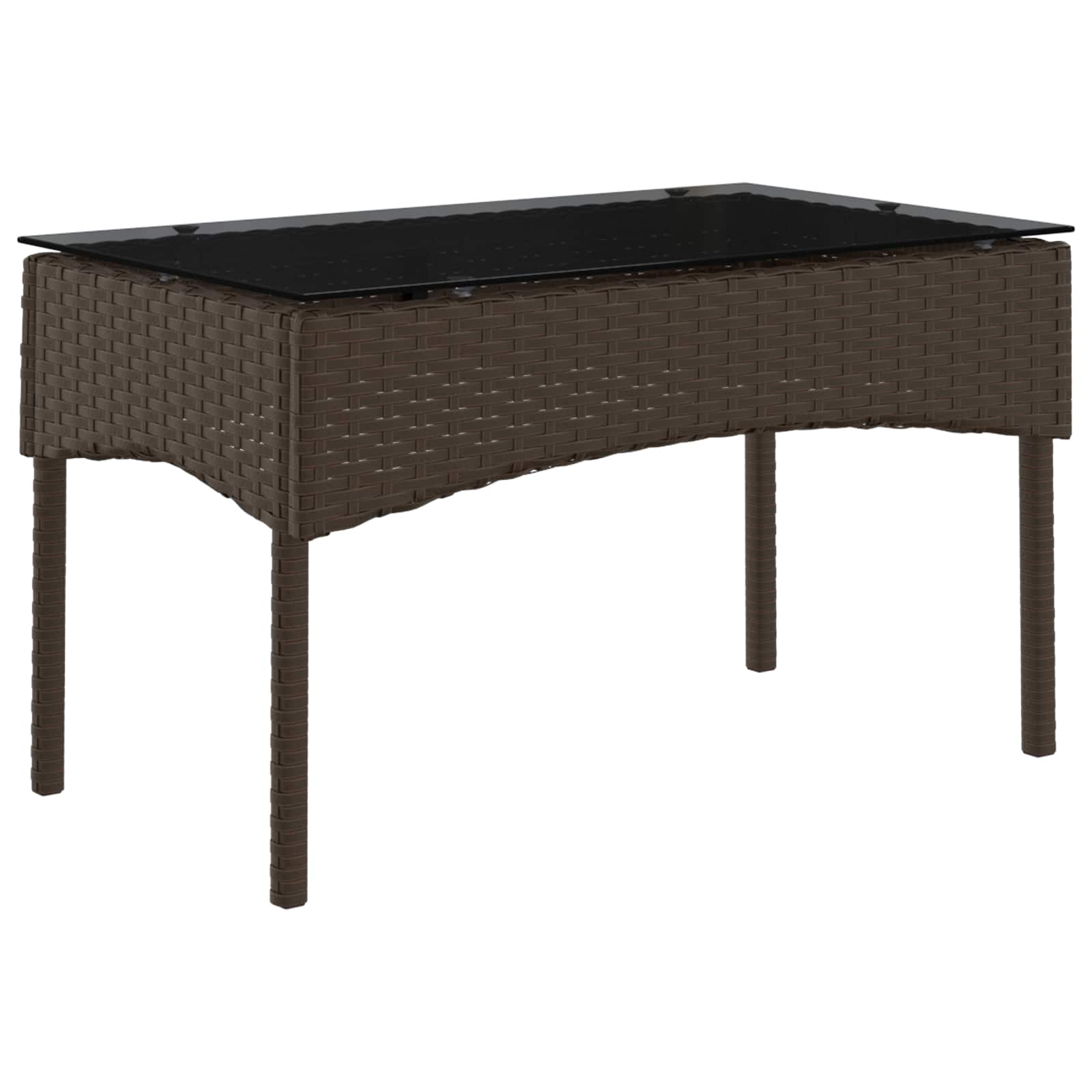 Ensemble de canapé de jardin 2 pcs Marron et rouge polyrotin - XIOS