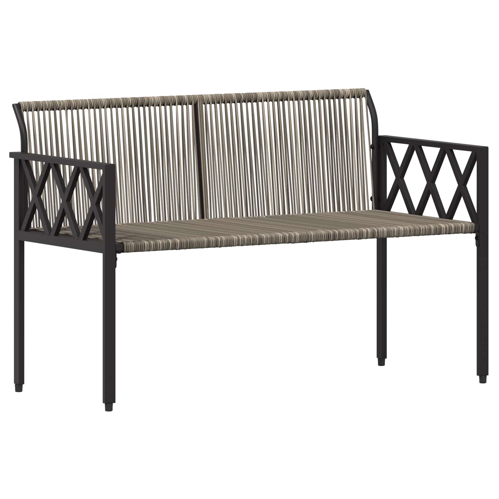 Ensemble de meubles d'extérieur 4 pcs Gris et Gris foncé - XIOS