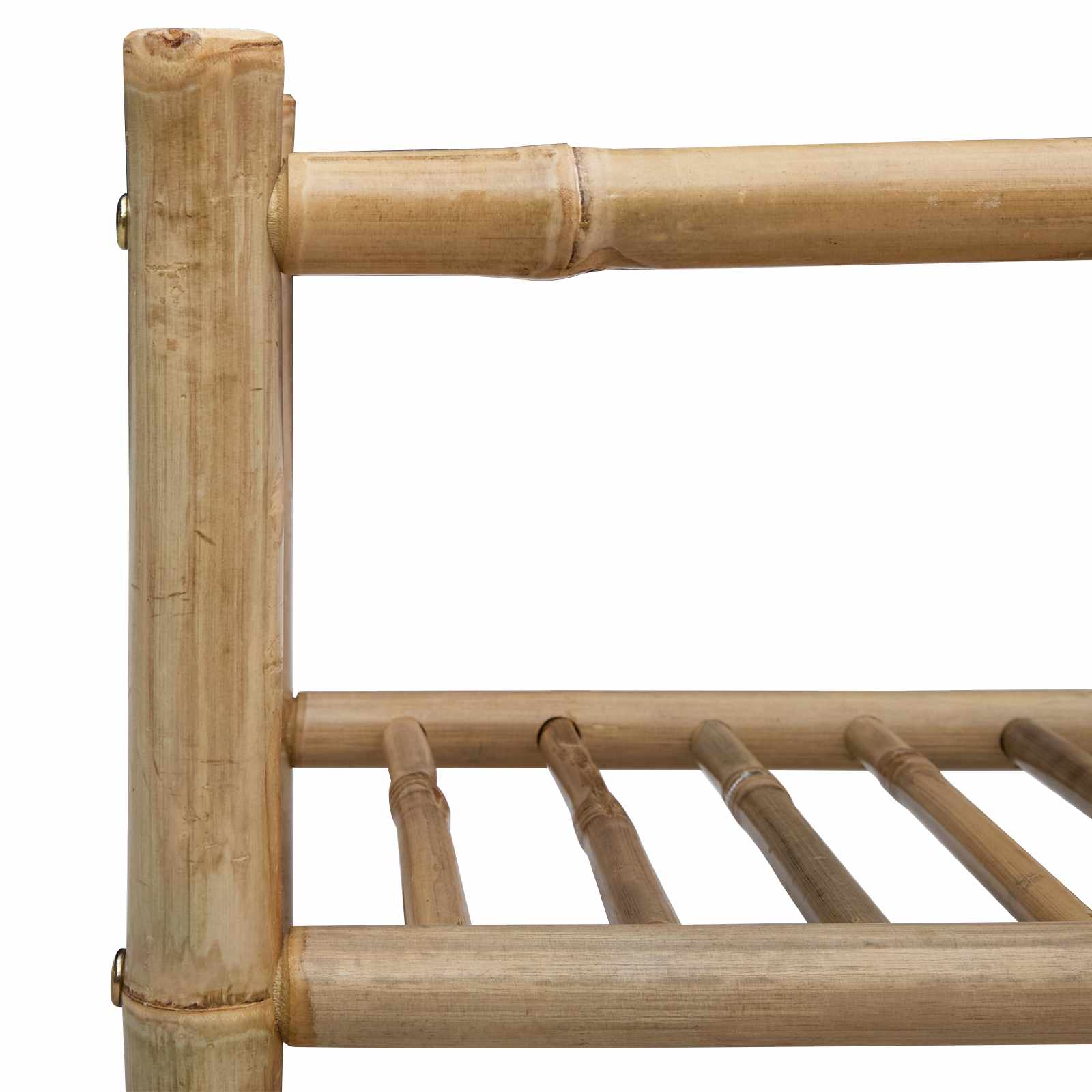 Rack à chaussures avec étagère Naturel 68 x 28 x 96 cm Bambou - XIOS