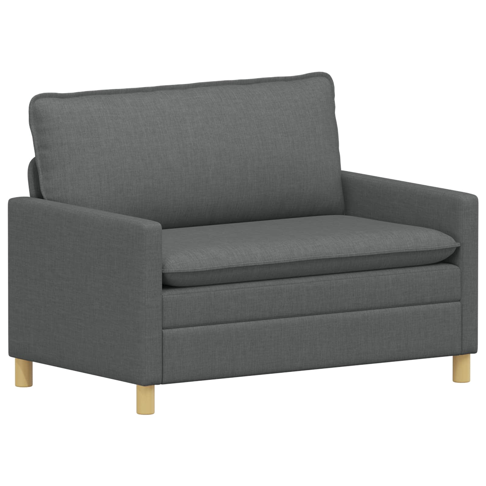 Ensemble de Canapés 2 pc Gris foncé Tissu