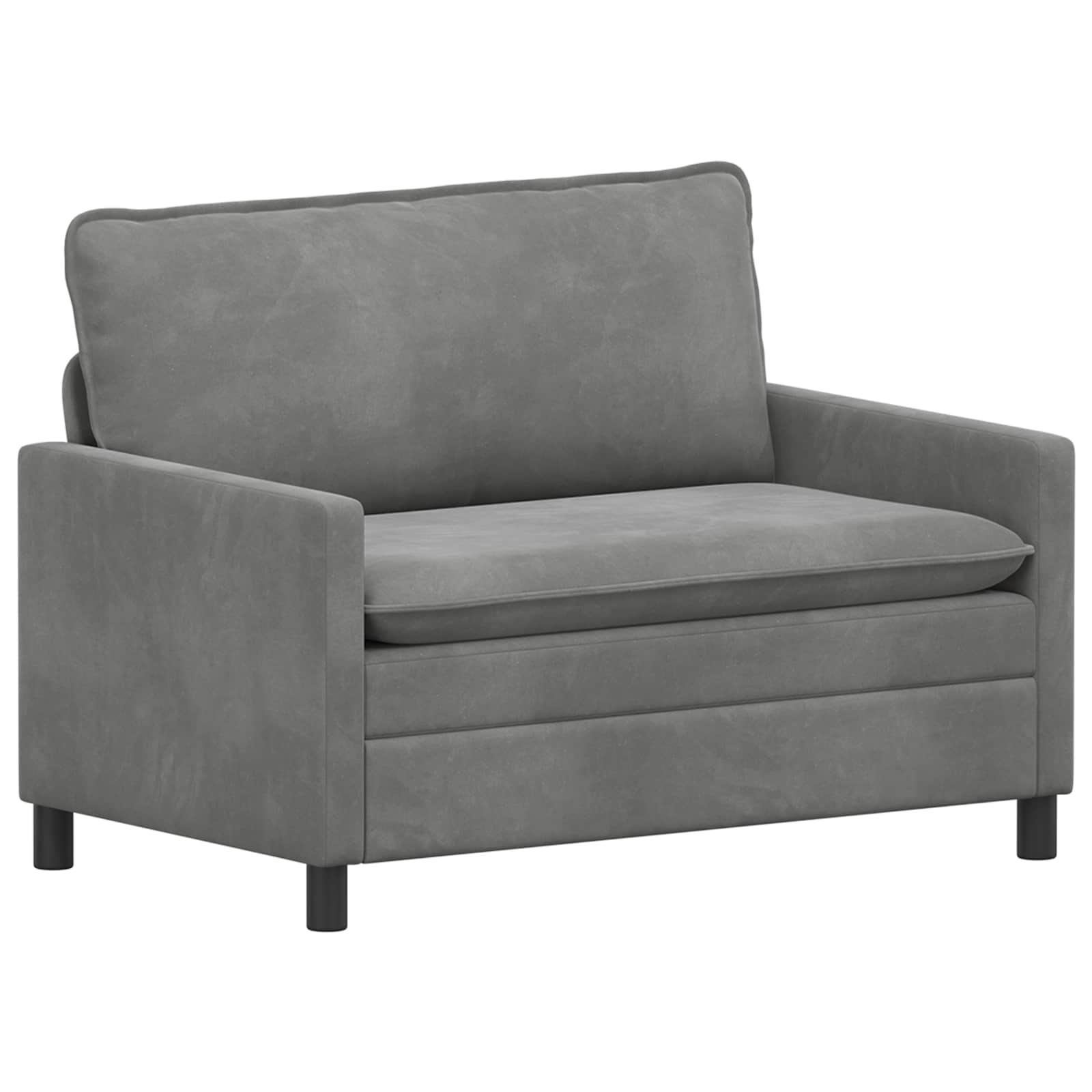 Ensemble de Canapés 2 pc Gris foncé Velours