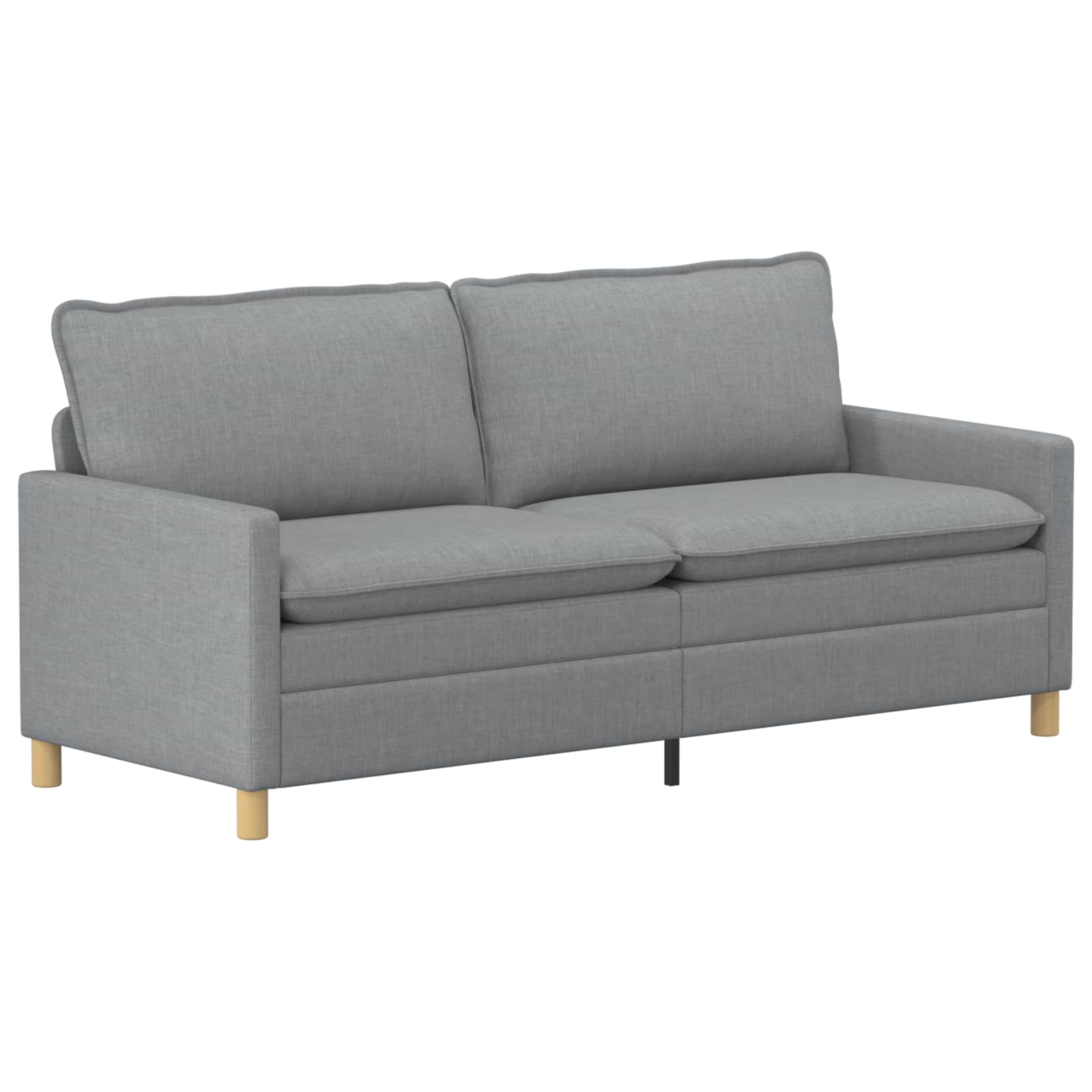 Ensemble de Canapés 2 pc Gris clair Tissu
