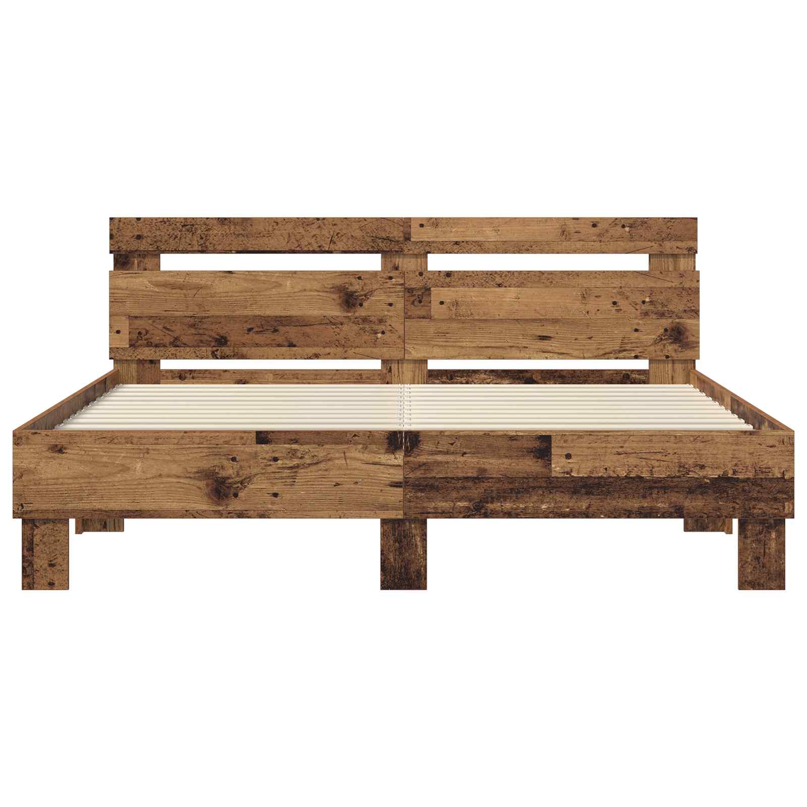Cadre de lit Bois ancien 140 x 200 cm Bois d'ingénierie
