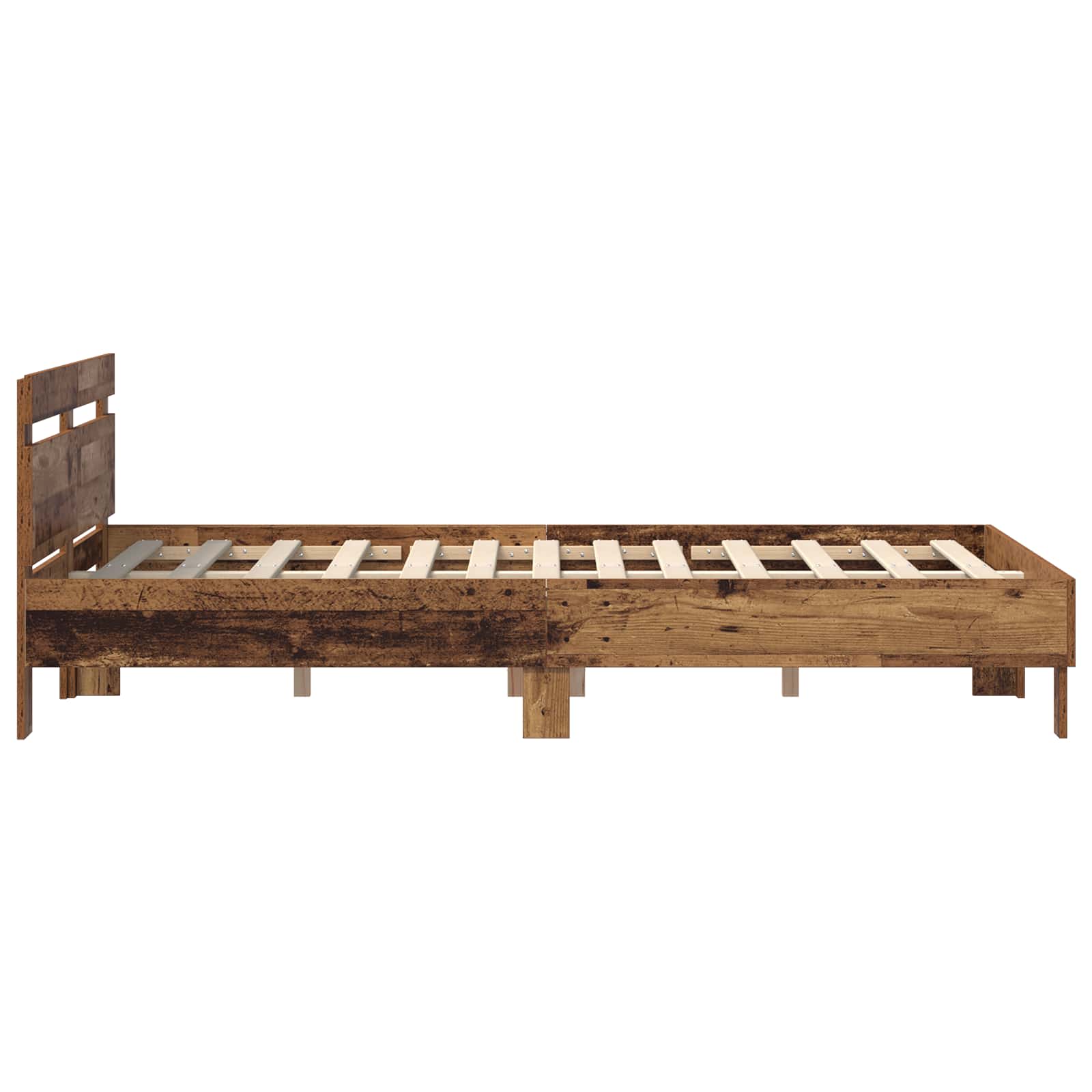 Cadre de lit Bois ancien 140 x 200 cm Bois d'ingénierie