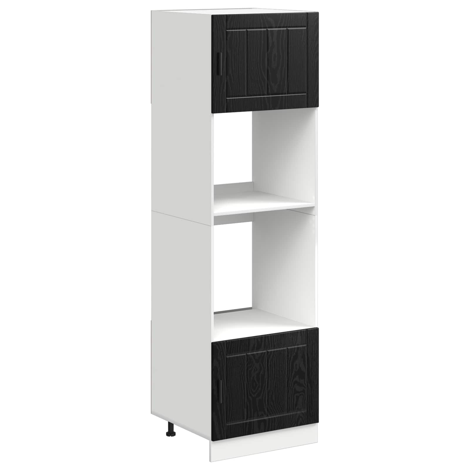 Armoire de four PORTO Chêne noir 60 x 57 x 207 cm - XIOS