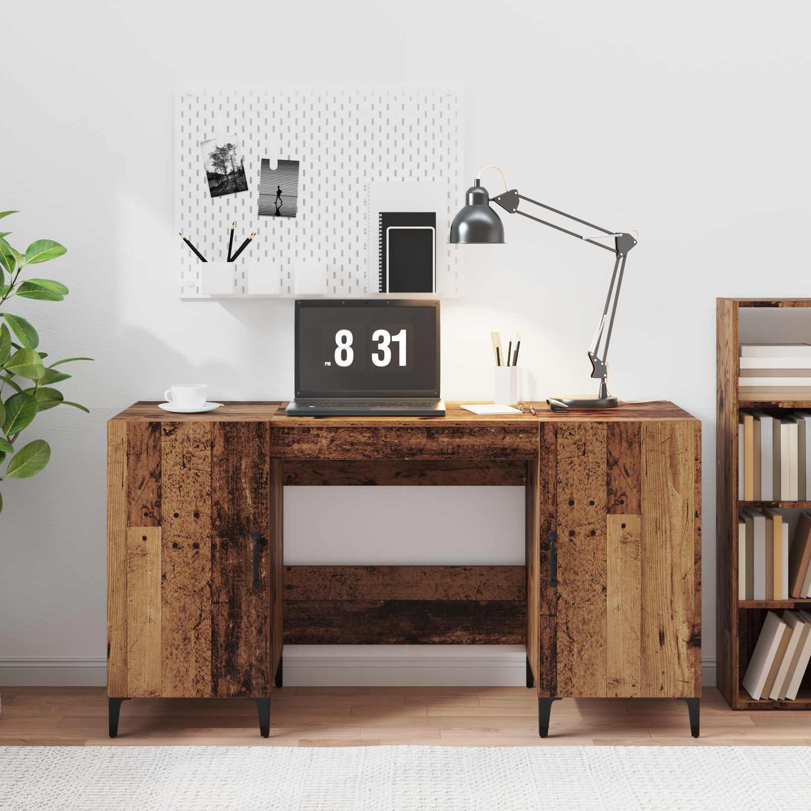 Bureau Bois ancien 140 x 50 x 75 cm Bois d'ingénierie - XIOS