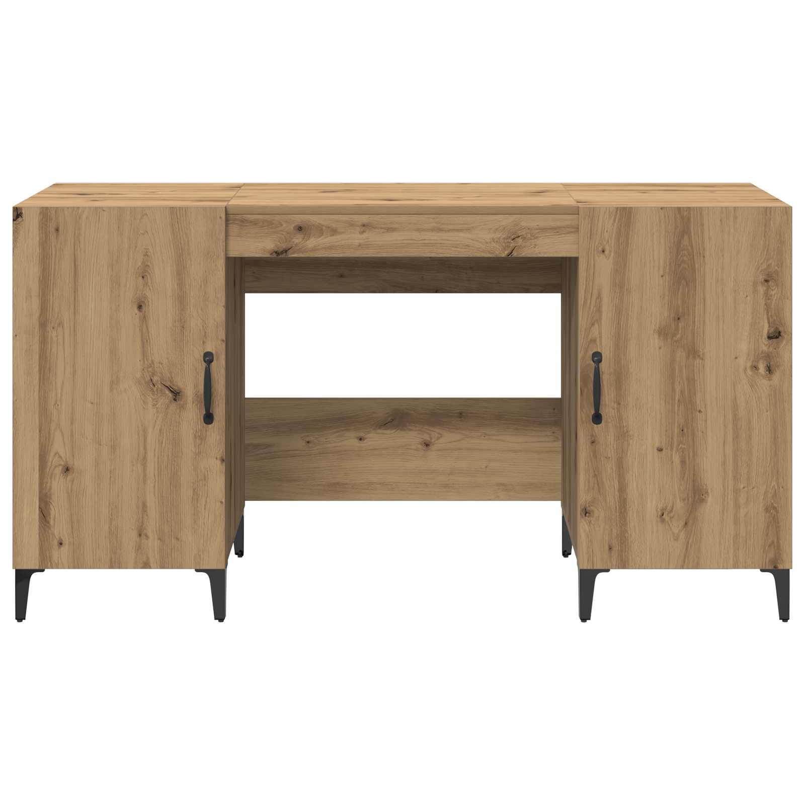 Bureau Chêne artisan 140 x 50 x 75 cm Bois d'ingénierie - XIOS