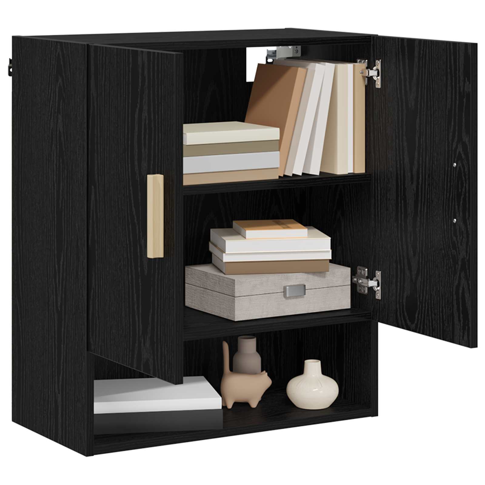 Meuble mural Chêne noir 60 x 31 x 70 cm Bois d'ingénierie - XIOS