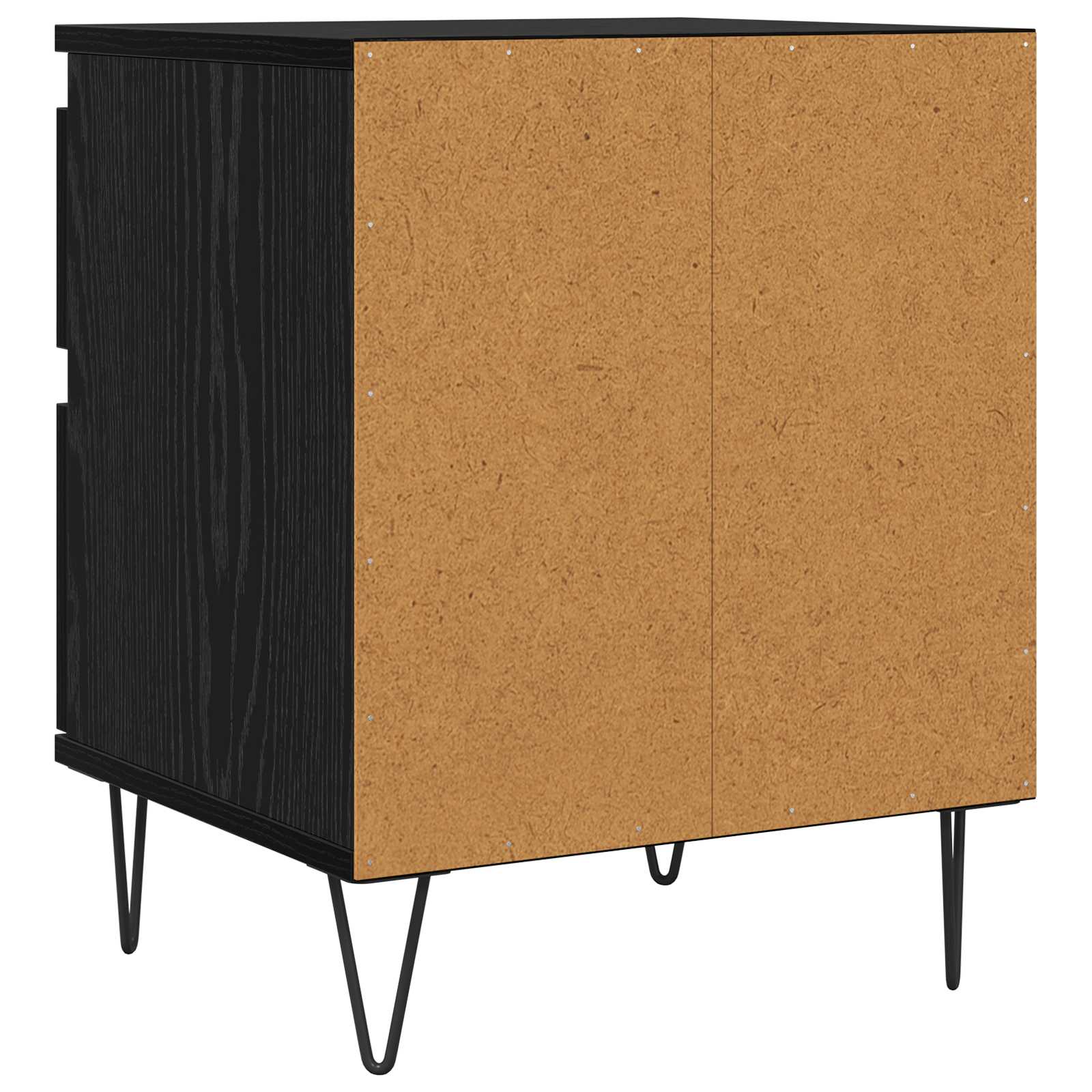Armoire de lit Chêne noir 40 x 35 x 50 cm Bois d'ingénierie - XIOS