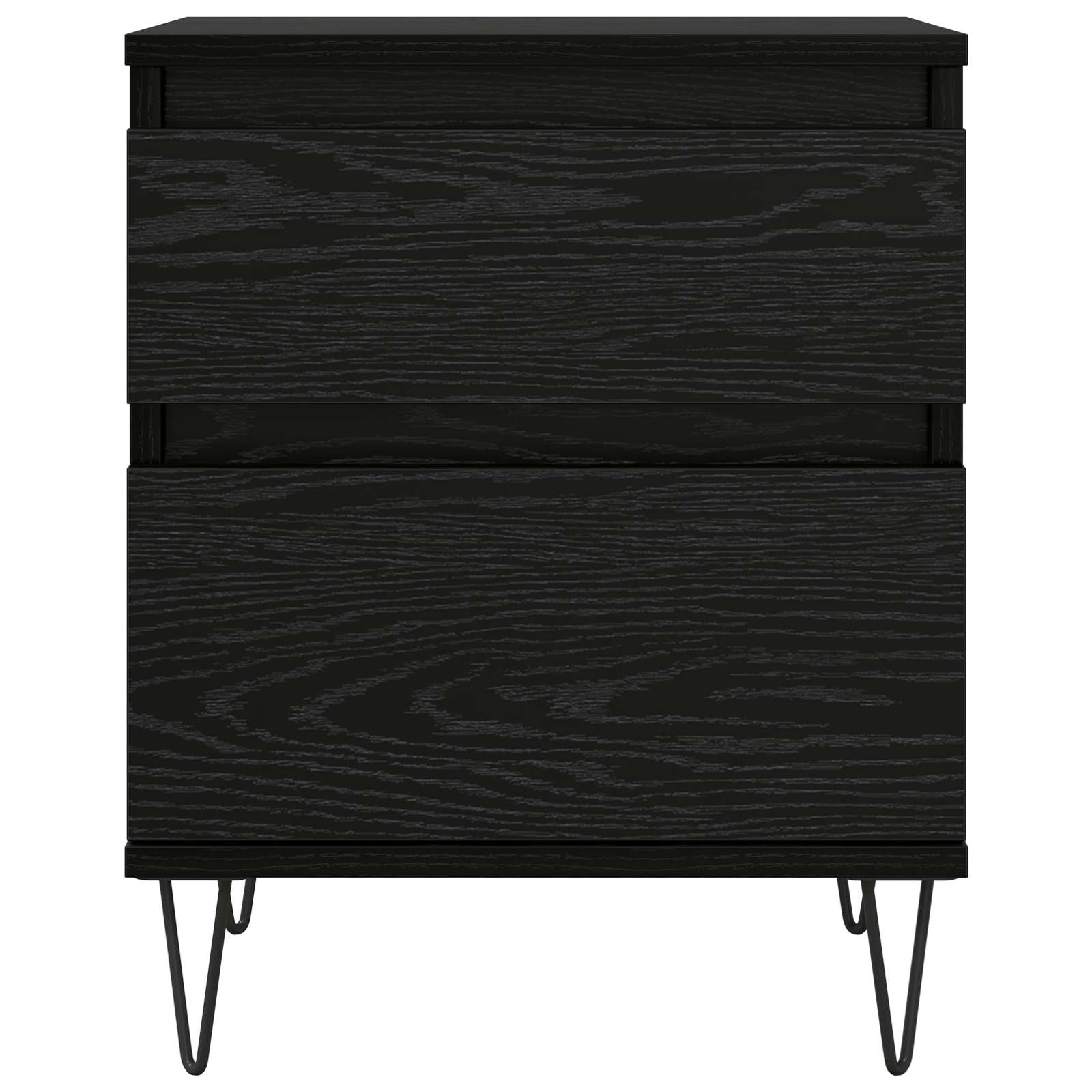 Armoire de lit Chêne noir 40 x 35 x 50 cm Bois d'ingénierie - XIOS