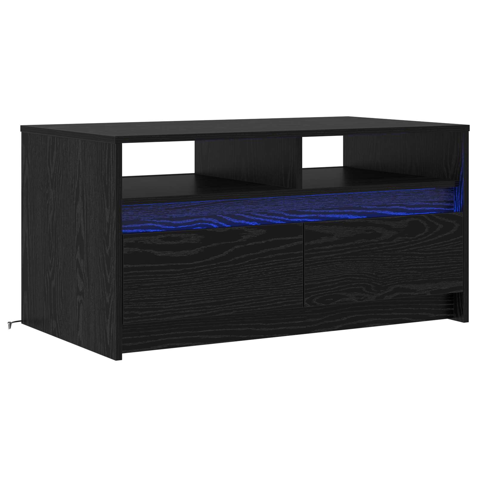 Table basse Chêne noir 90 x 50 x 45 cm Bois d'ingénierie - XIOS