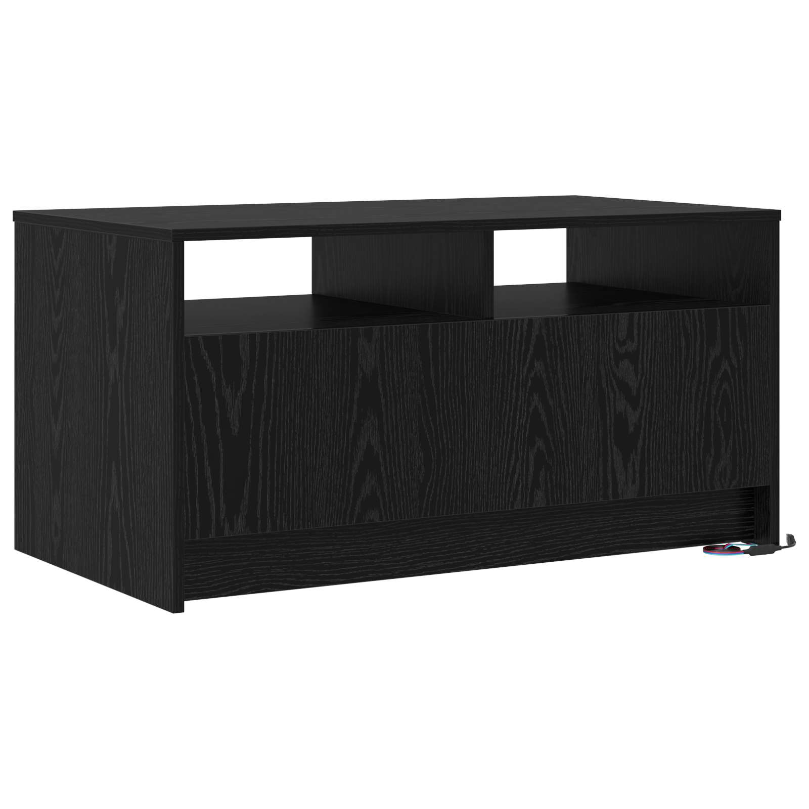 Table basse Chêne noir 90 x 50 x 45 cm Bois d'ingénierie - XIOS