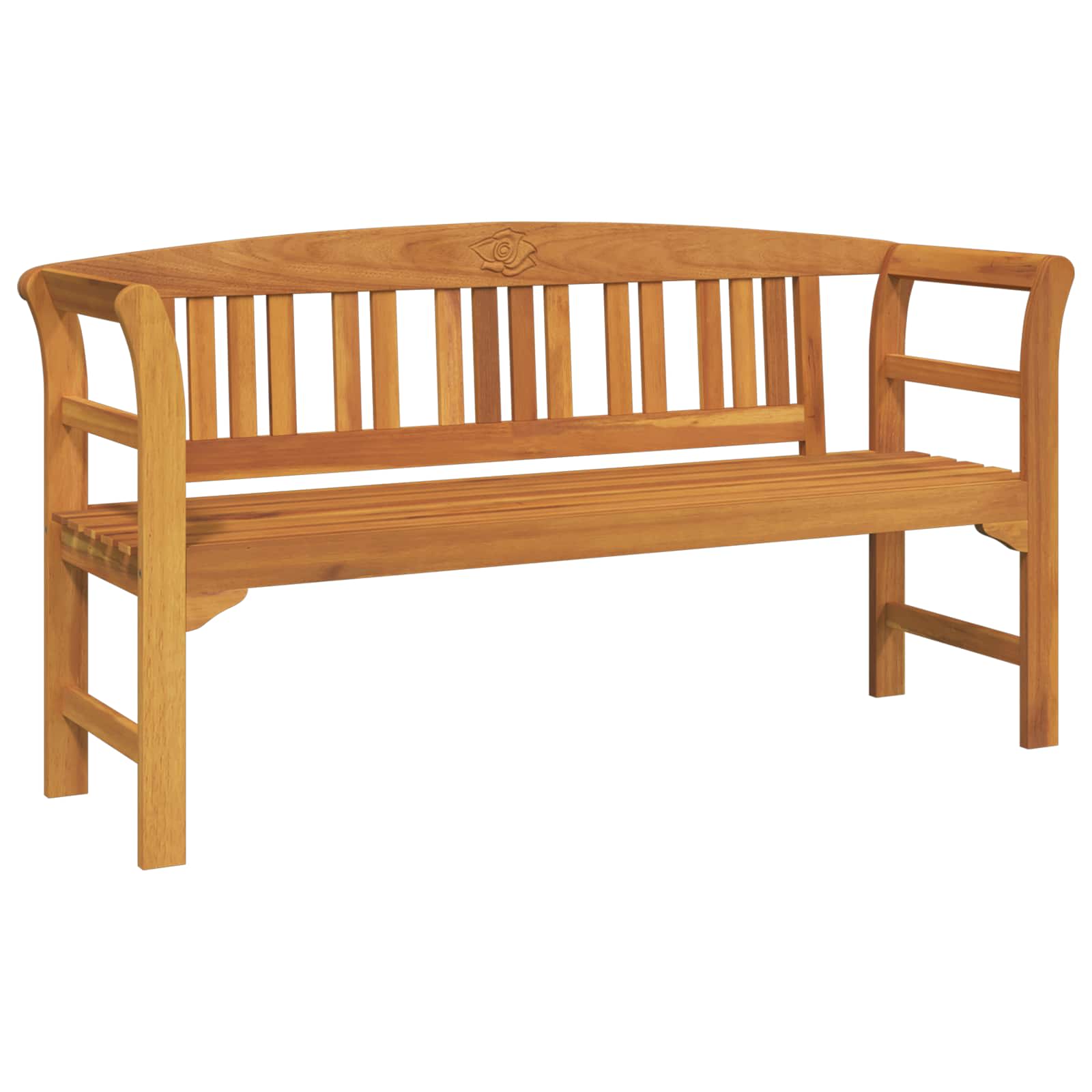 Ensemble de salon Rose de jardin 4 pcs Bois d'Acacia Massif - XIOS