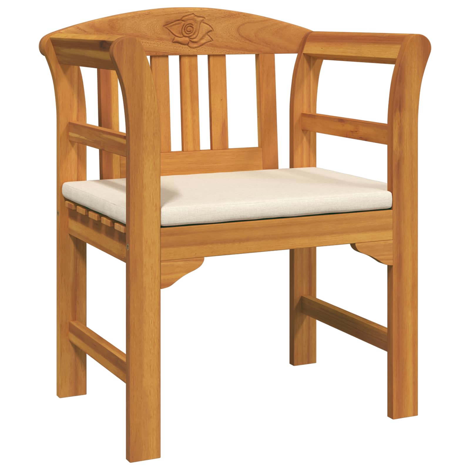 Ensemble de salon Rose de jardin 3 pcs Bois d'Acacia Massif - XIOS