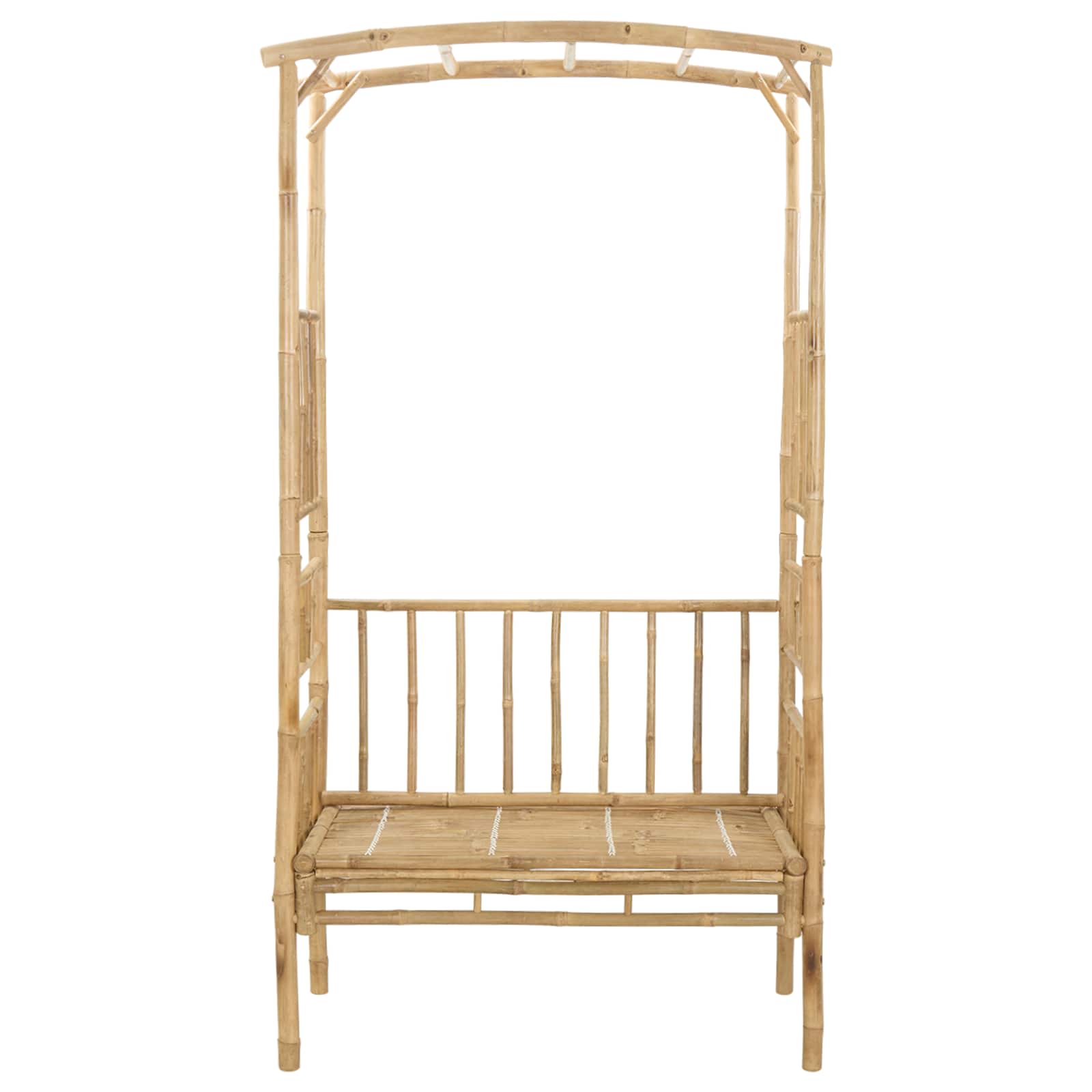 Arche de jardin avec banc 115 x 50 x 205 cm Bambou - XIOS