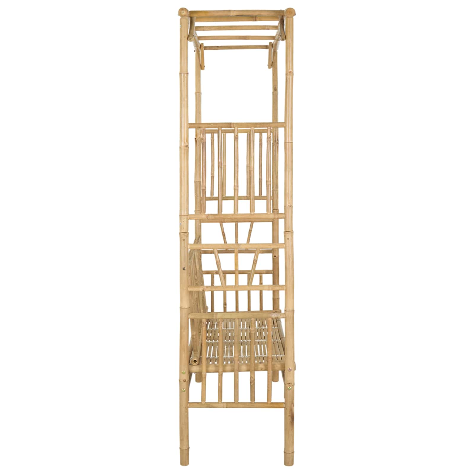 Arche de jardin avec banc 115 x 50 x 205 cm Bambou - XIOS