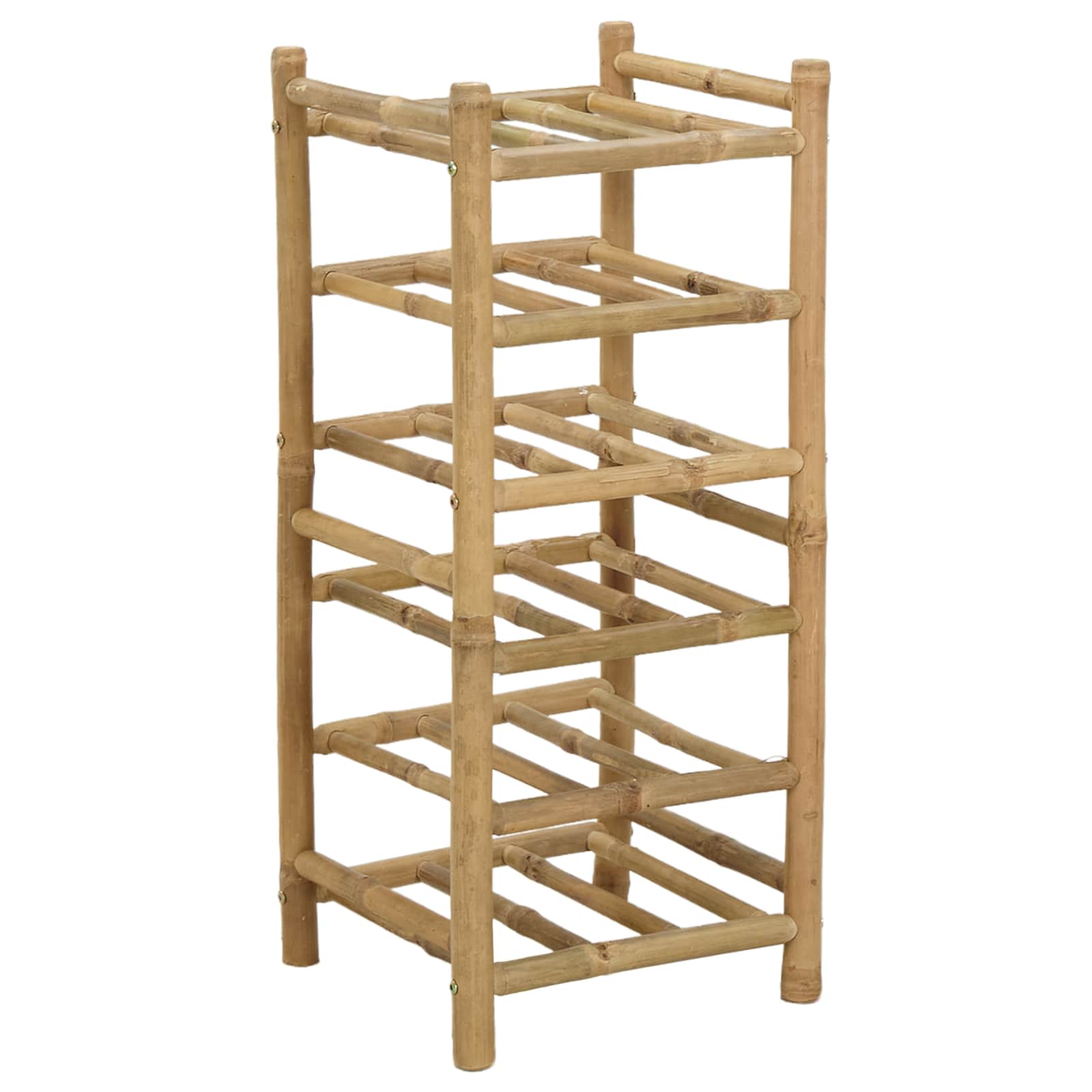 Étagère à vin Naturel 32,5 x 29,5 x 72 cm Bambou - XIOS
