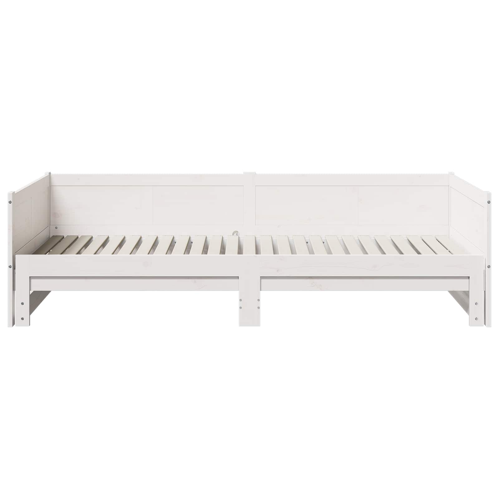 Lit Pull-out de Jour Blanc 180 x 200 cm Pin massif - XIOS