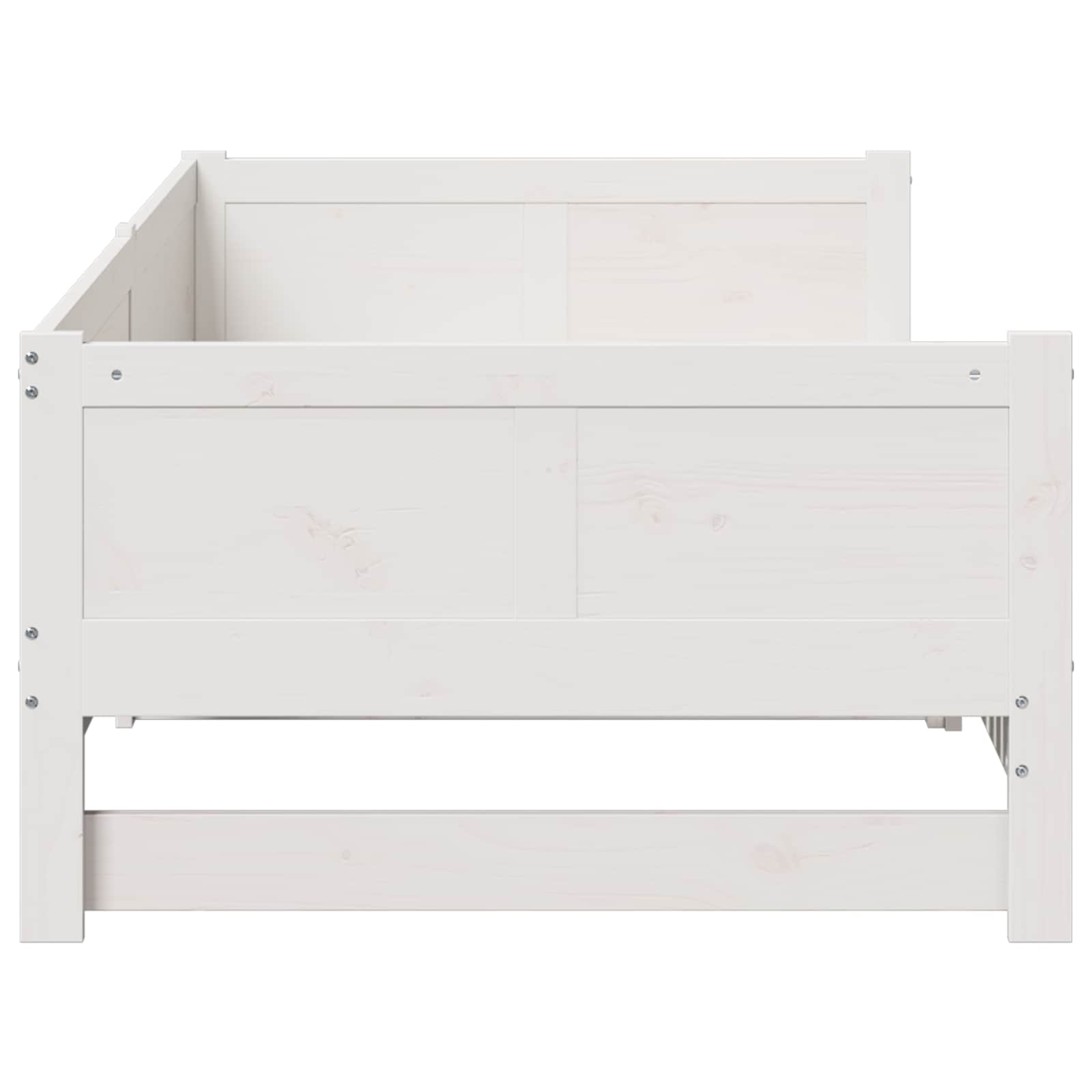 Lit Pull-out de Jour Blanc 180 x 200 cm Pin massif - XIOS
