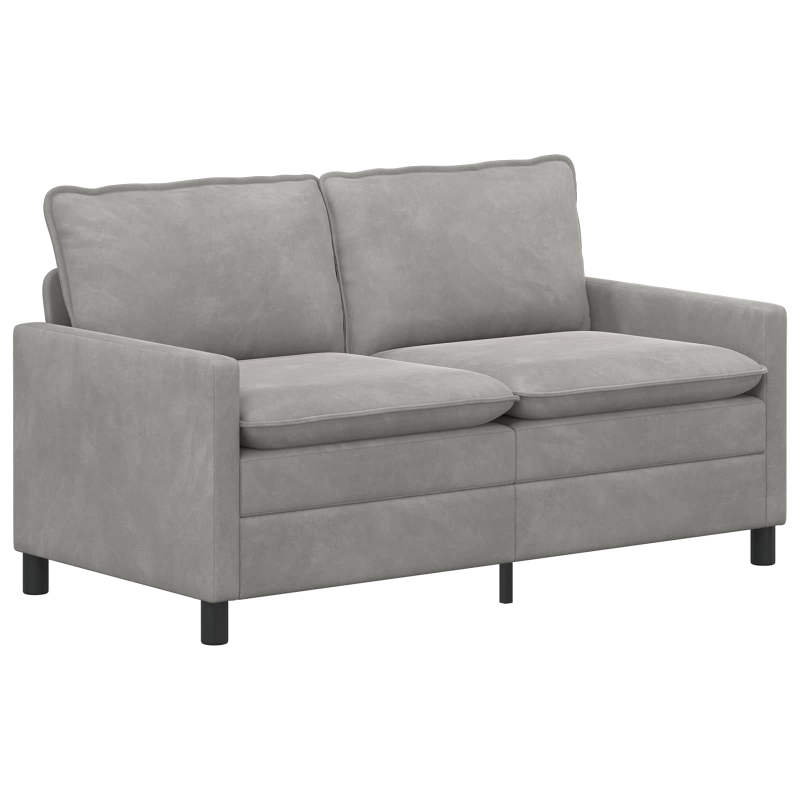 Canapé Gris clair 156 x 81 x 87,5 cm Velours - XIOS