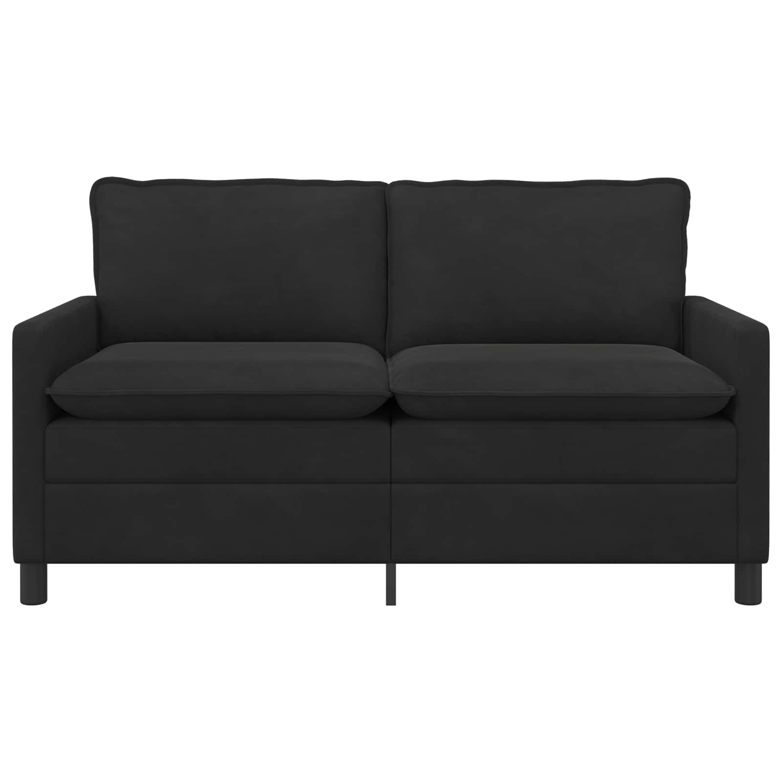 Canapé Noir 156 x 81 x 87,5 cm Velours - XIOS