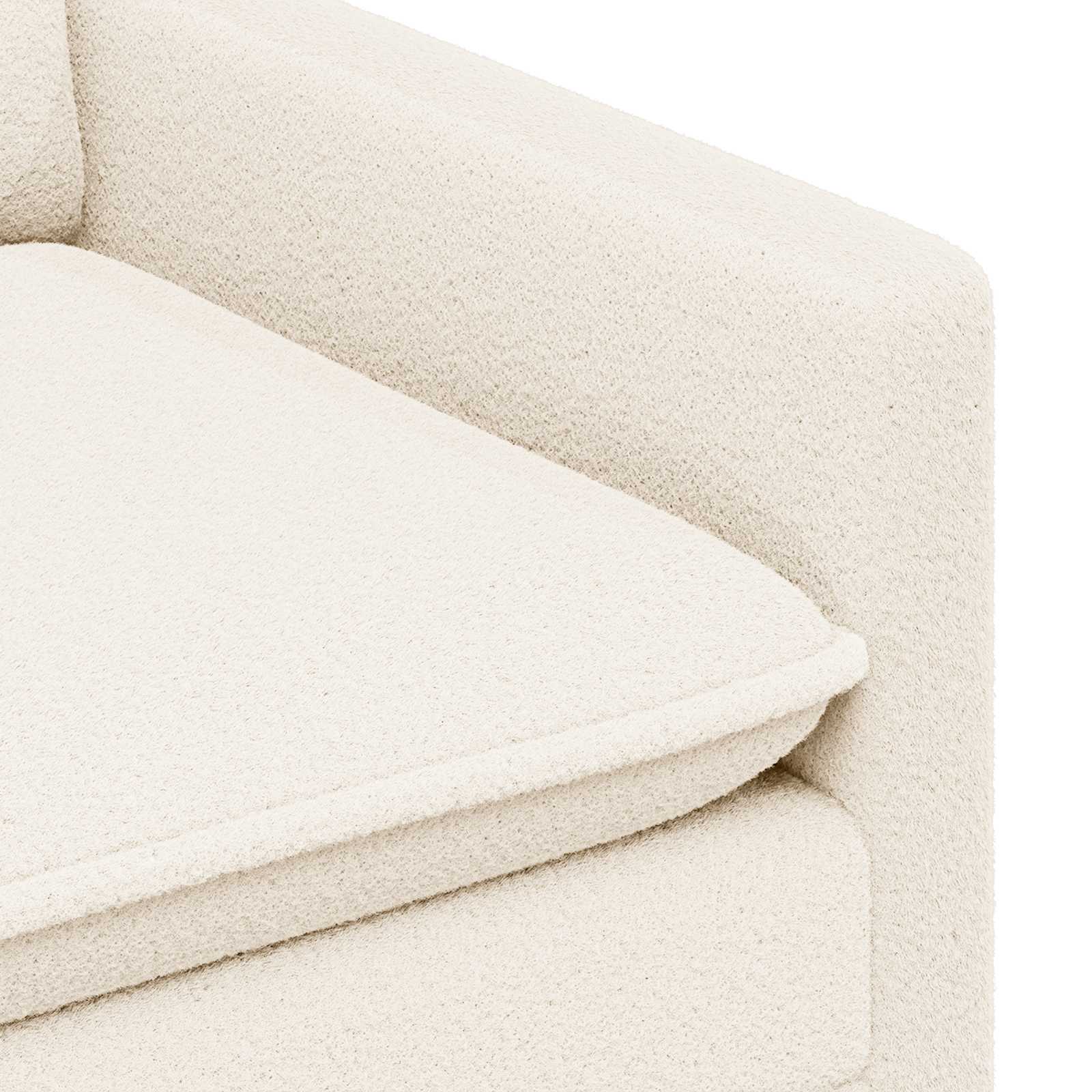 Canapé Crème 156 x 81 x 87,5 cm Tissu - XIOS