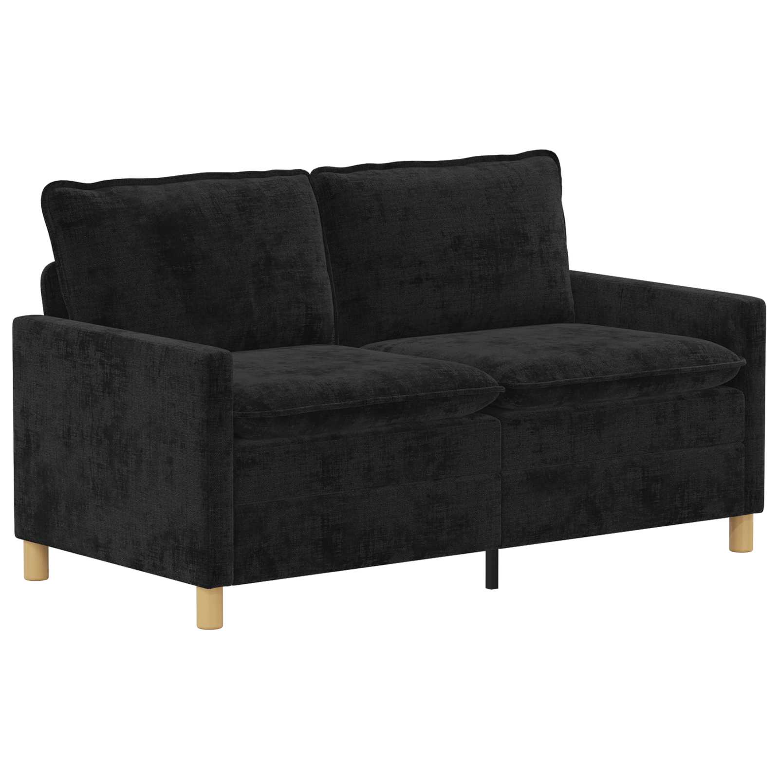 Canapé Noir 156 x 81 x 87,5 cm Polyester - XIOS