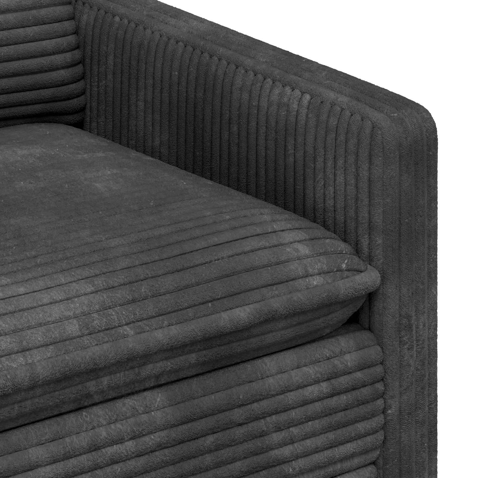 Canapé Gris foncé 156 x 81 x 87,5 cm Polyester - XIOS