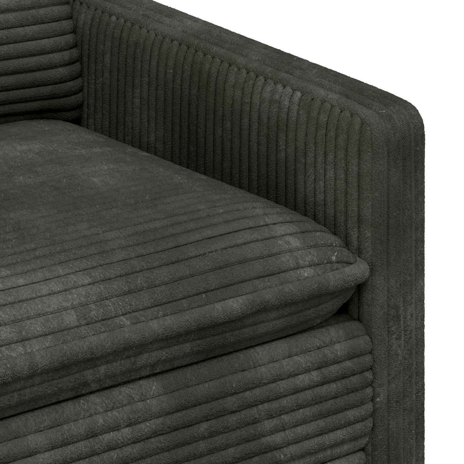 Canapé Anthracite 156 x 81 x 87,5 cm Polyester - XIOS