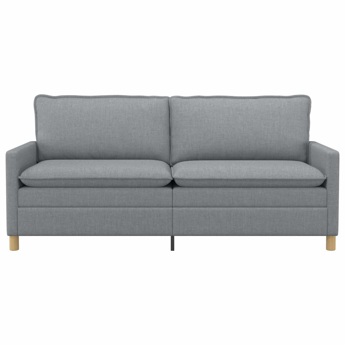 Canapé 3 place Gris clair 196 x 81 x 87,5 cm Tissu