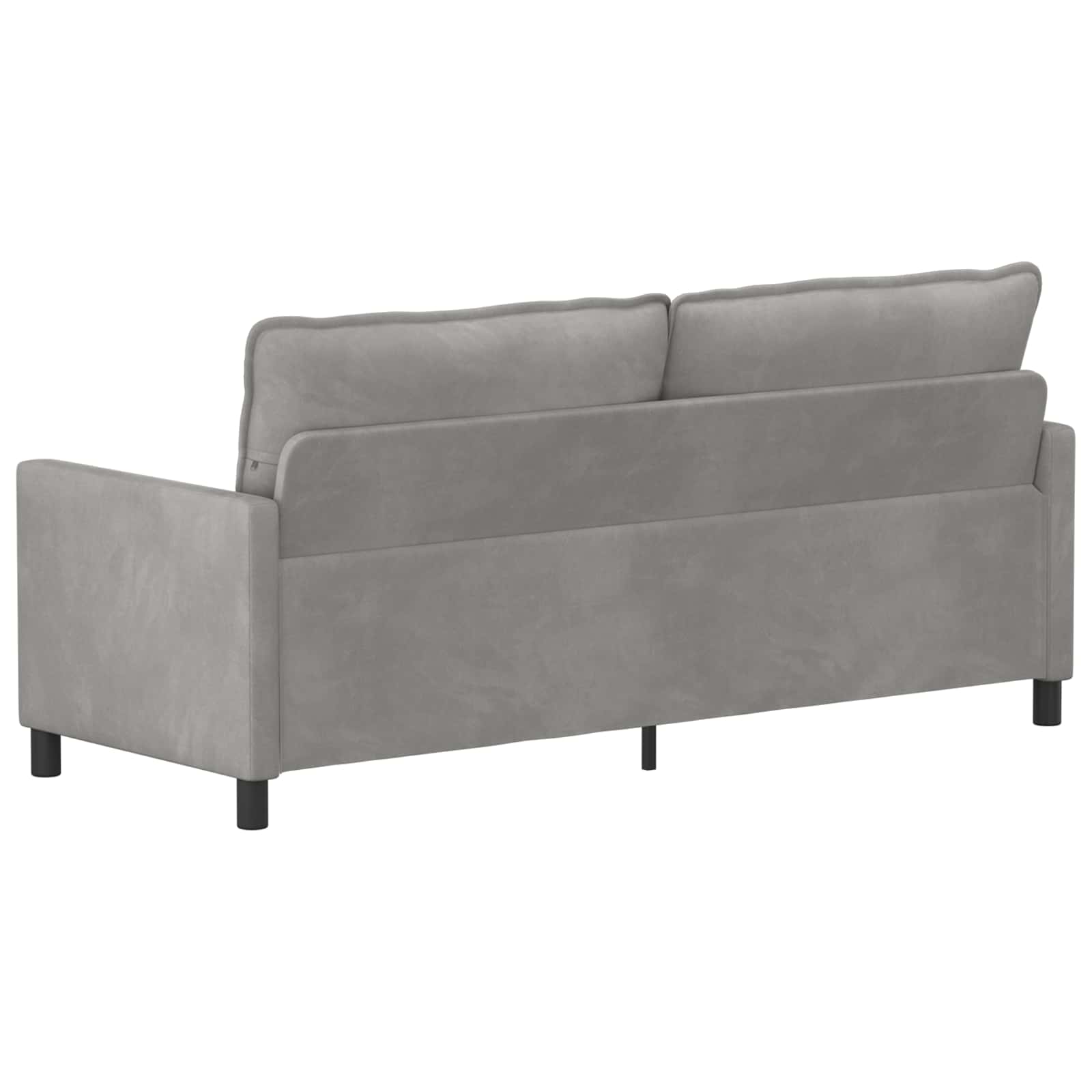 Canapé Gris clair 196 x 81 x 87,5 cm Velours