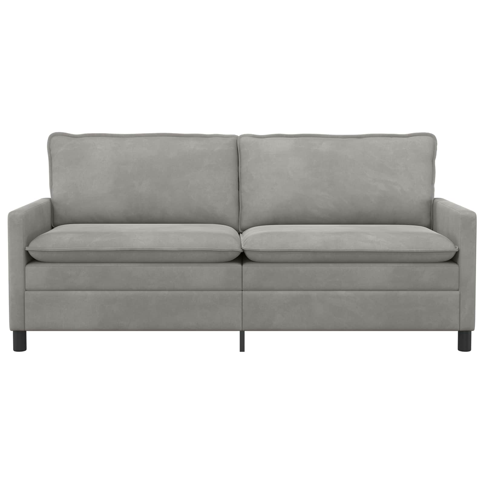 Canapé Gris clair 196 x 81 x 87,5 cm Velours
