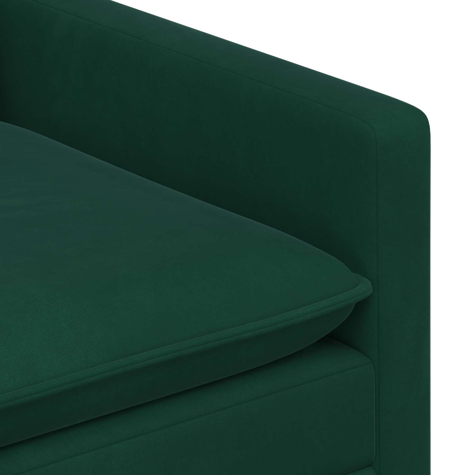 Canapé Vert foncé 196 x 81 x 87,5 cm Velours